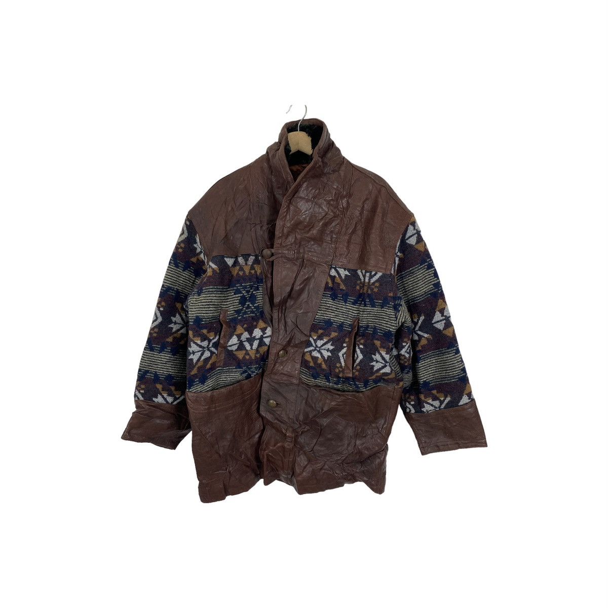 Genuine Leather Japanese Navajo Sheep Leather Jacket Coat Size US XL / EU 56 / 4 - 1 Thumbnail