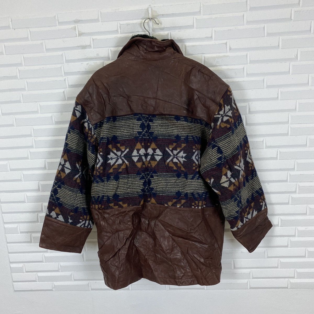 Genuine Leather Japanese Navajo Sheep Leather Jacket Coat Size US XL / EU 56 / 4 - 16 Thumbnail