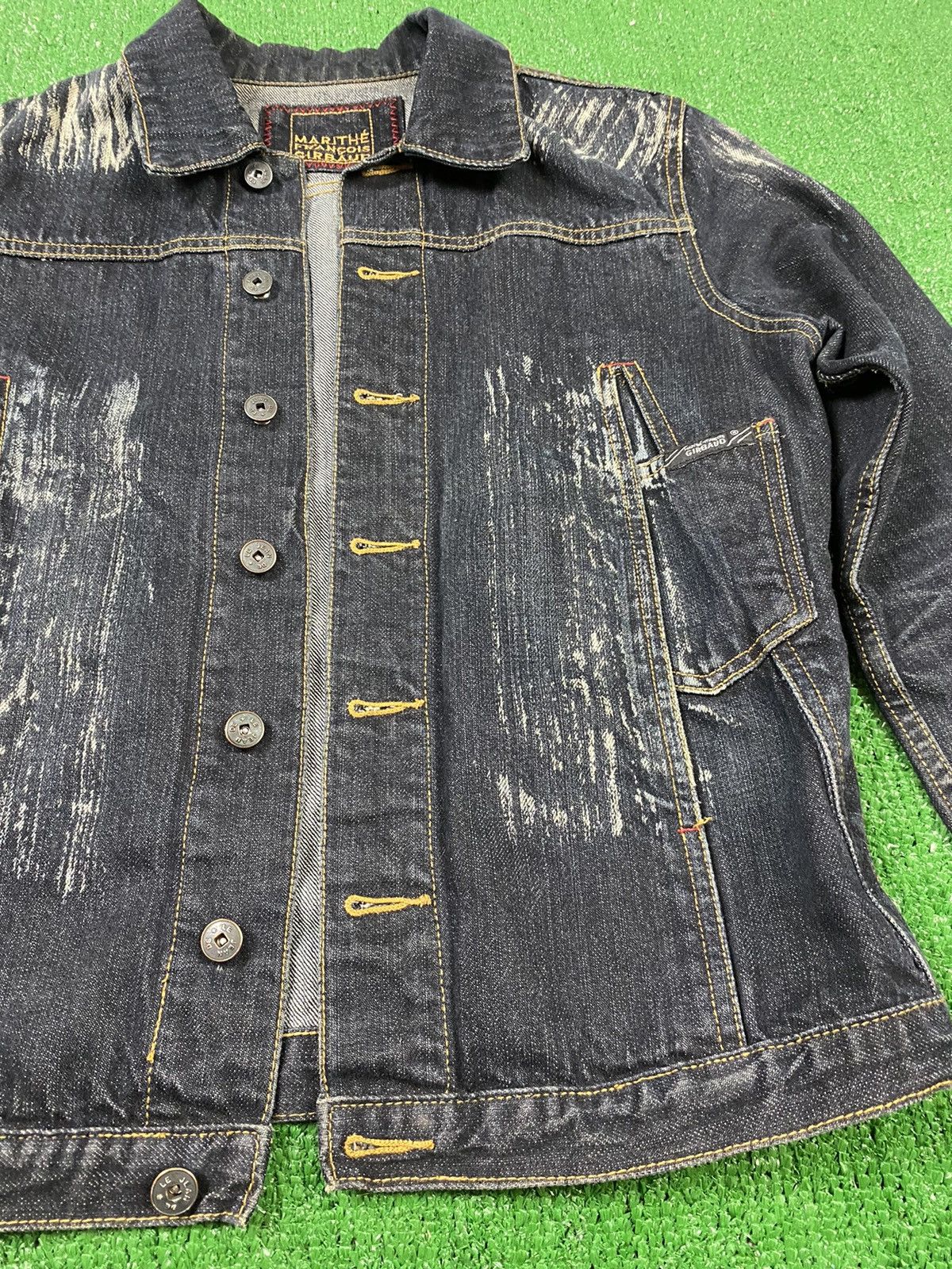 Marithe + Francois Girbaud × Vintage Vintage Marithe Francois Girbaud Women’s Jean Jacket Size S / US 4 / IT 40 - 4 Thumbnail