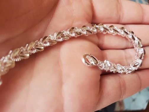 Jewelry × Vintage Heart Charm Handmade Bracelet Size ONE SIZE - 3 Thumbnail