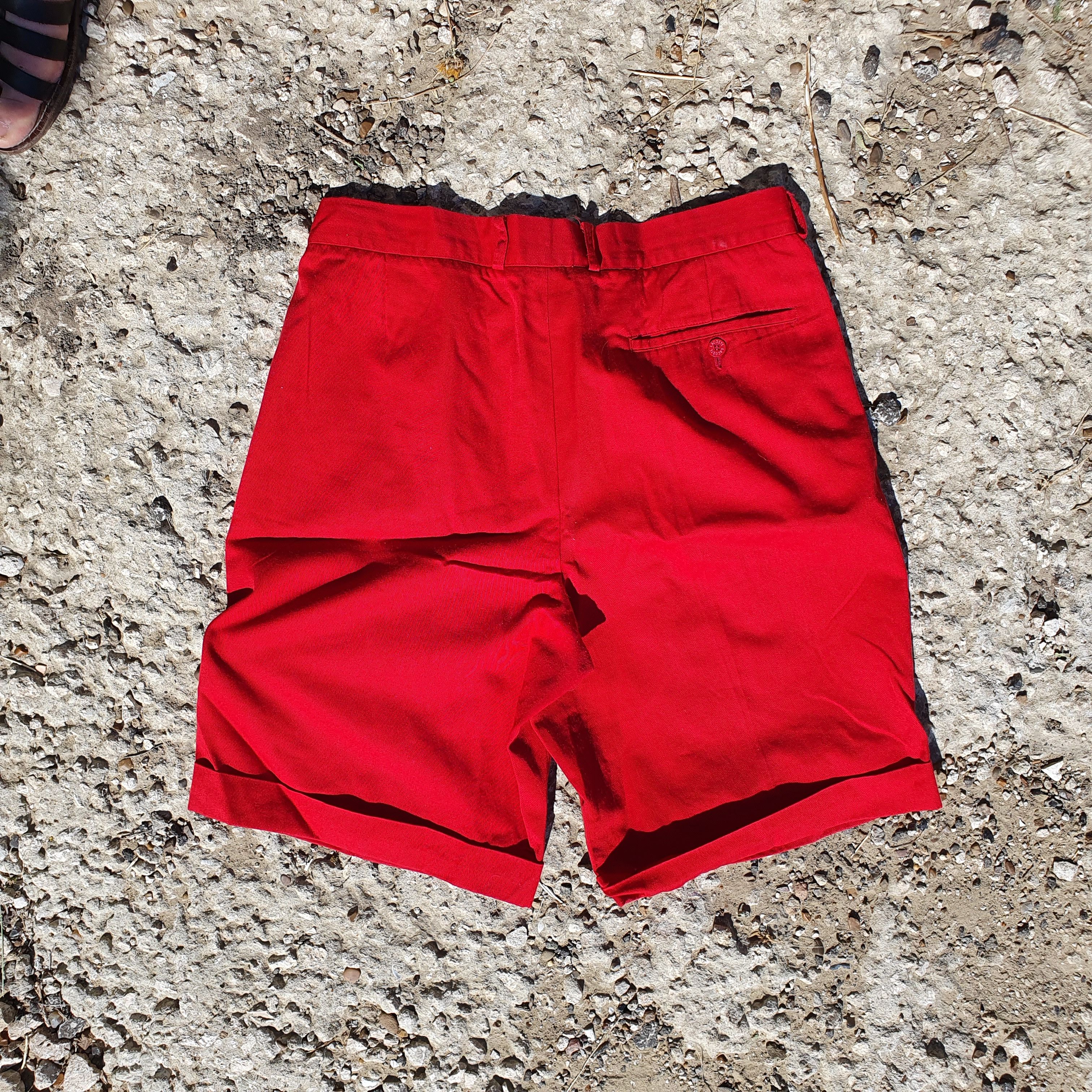 Lacoste × Vintage Rare 80s LACOSTE Vintage Red Casual Shorts Tyler Style Size US 30 / EU 46 - 9 Thumbnail