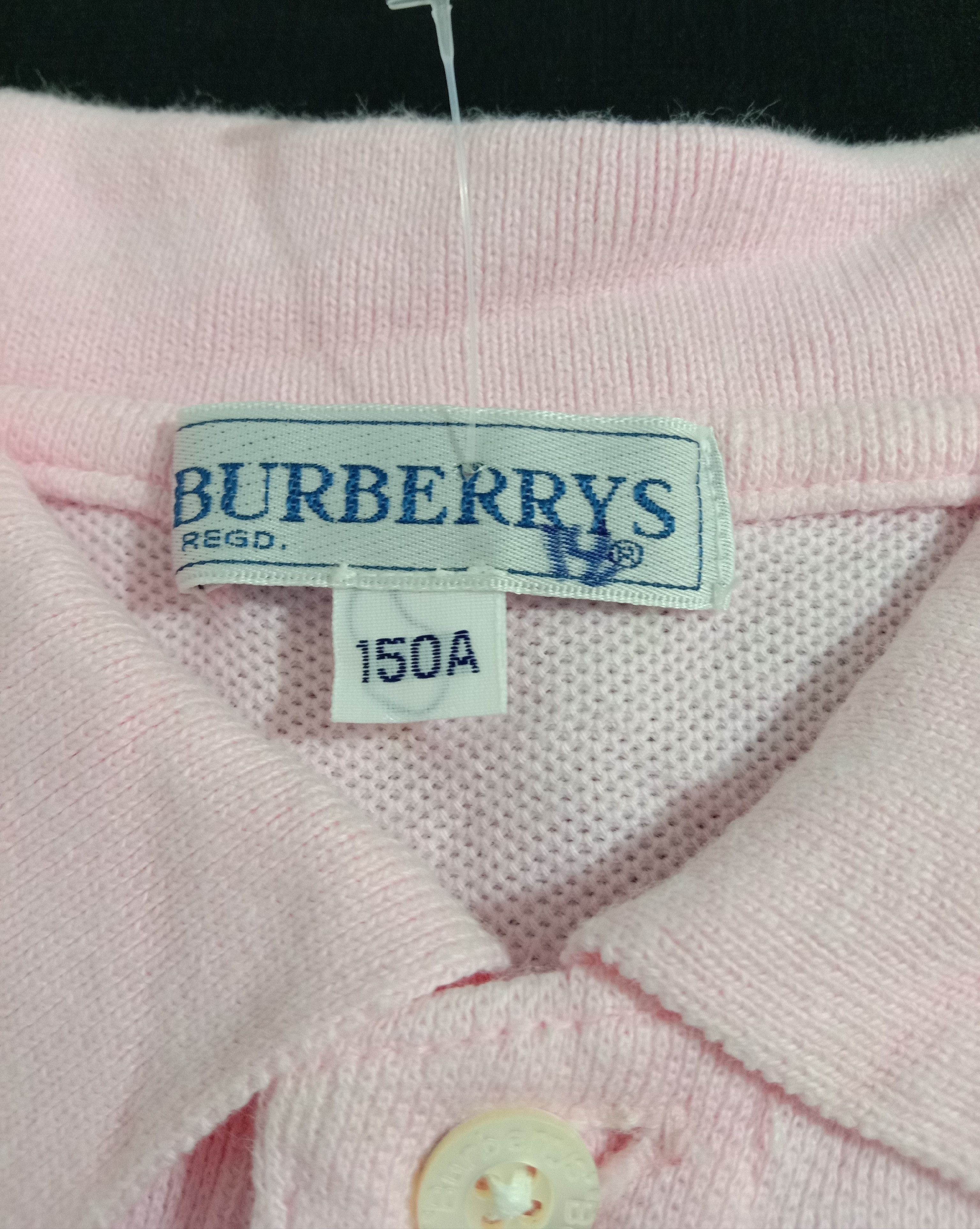 Burberry Vintage Burberry Thomas Bear Logo Polo Tee Size XS / US 0-2 / IT 36-38 - 3 Thumbnail