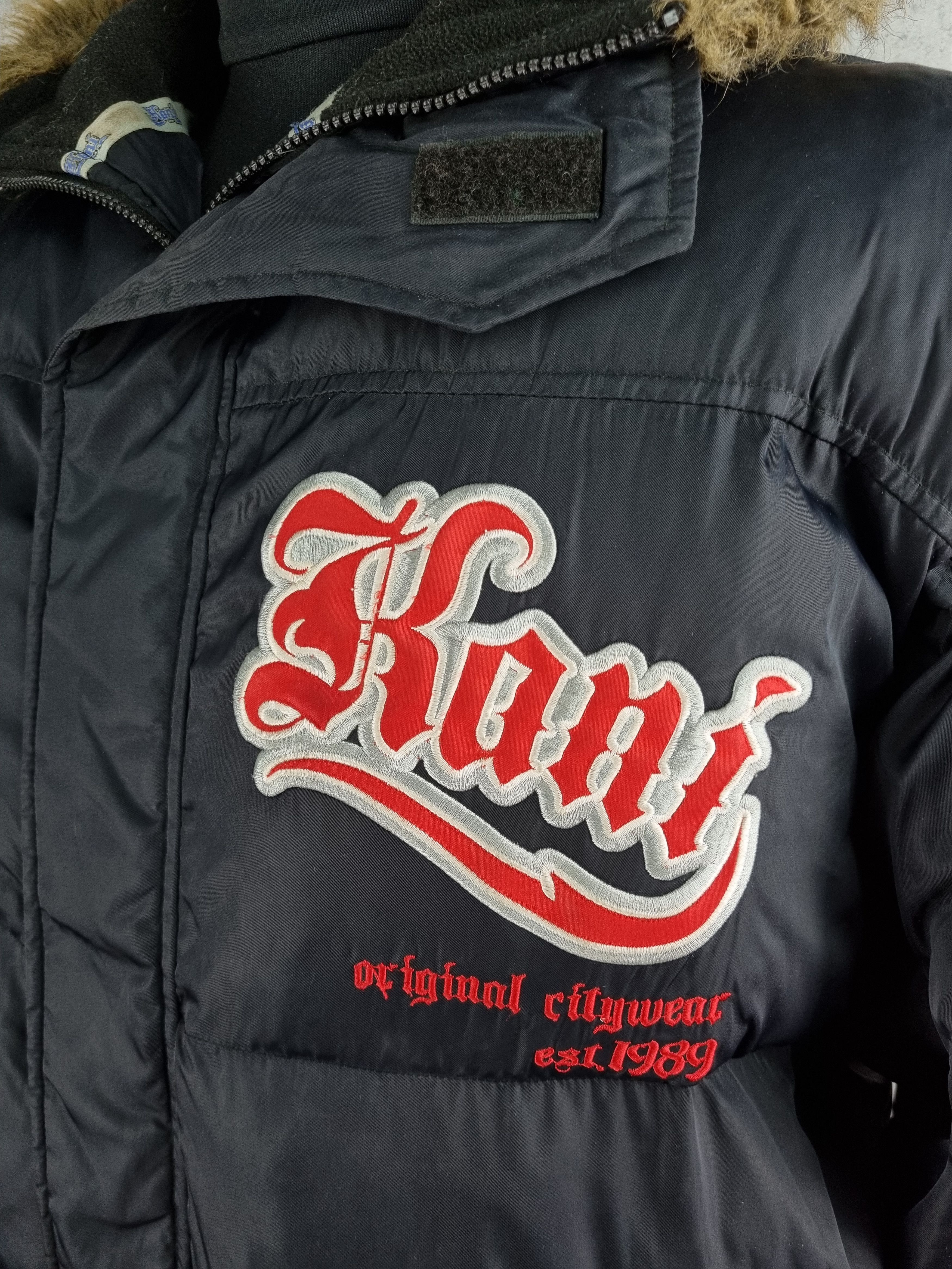 Karl Kani 90s Karl Kani Spell out big Logo Puffer Bomber Jacket Size US XL / EU 56 / 4 - 22 Thumbnail