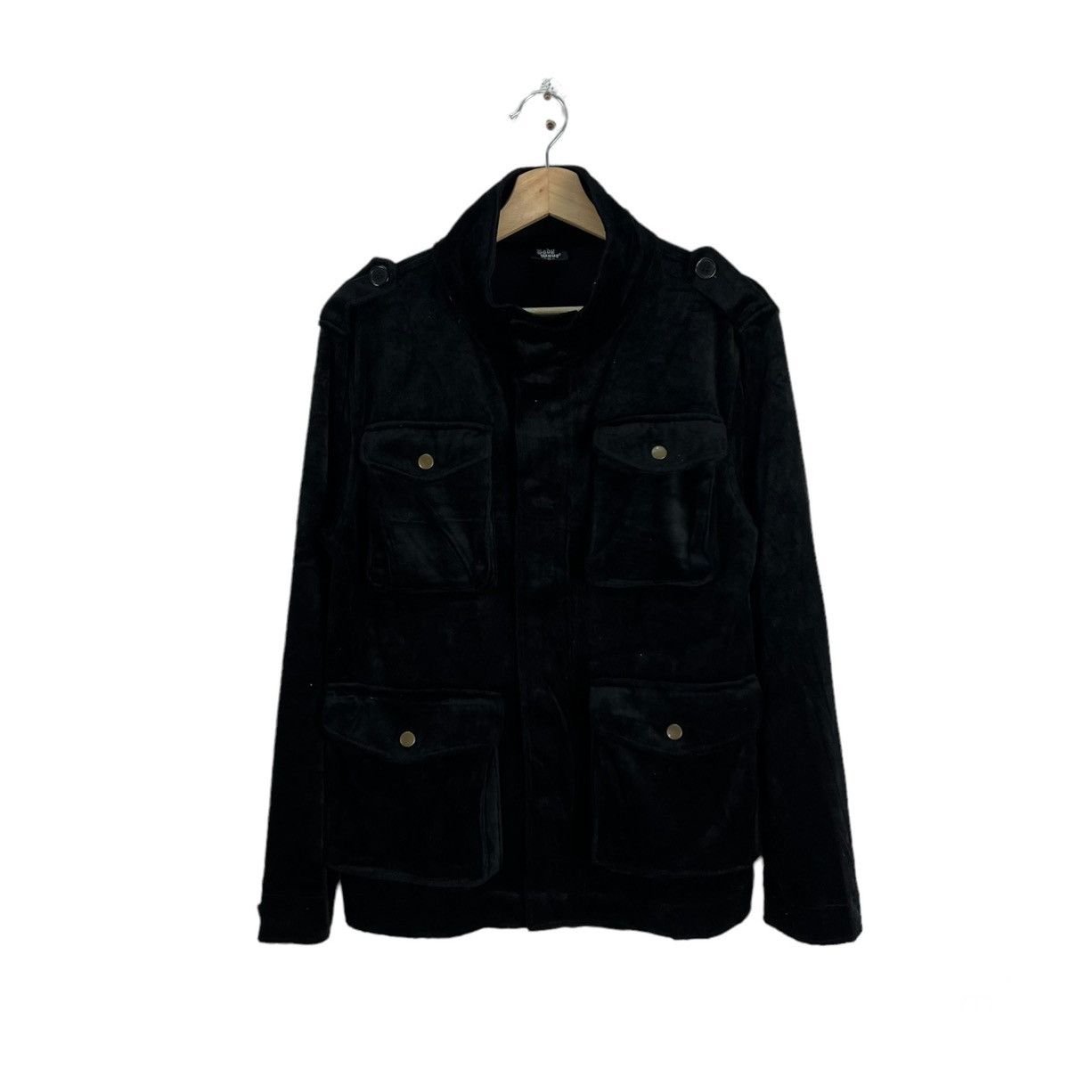 Japanese Brand ULTIMATE BLACK ICONIC PUNK STYLE VELVET JACKET BODY MAVE Size US M / EU 48-50 / 2 - 1 Thumbnail