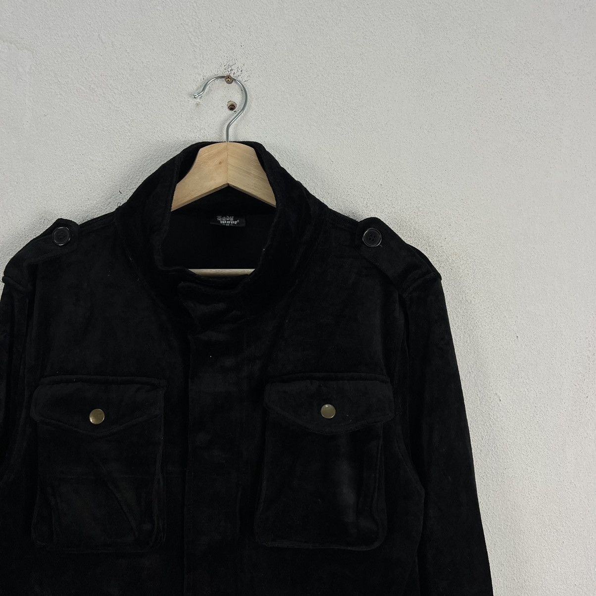 Japanese Brand ULTIMATE BLACK ICONIC PUNK STYLE VELVET JACKET BODY MAVE Size US M / EU 48-50 / 2 - 5 Thumbnail