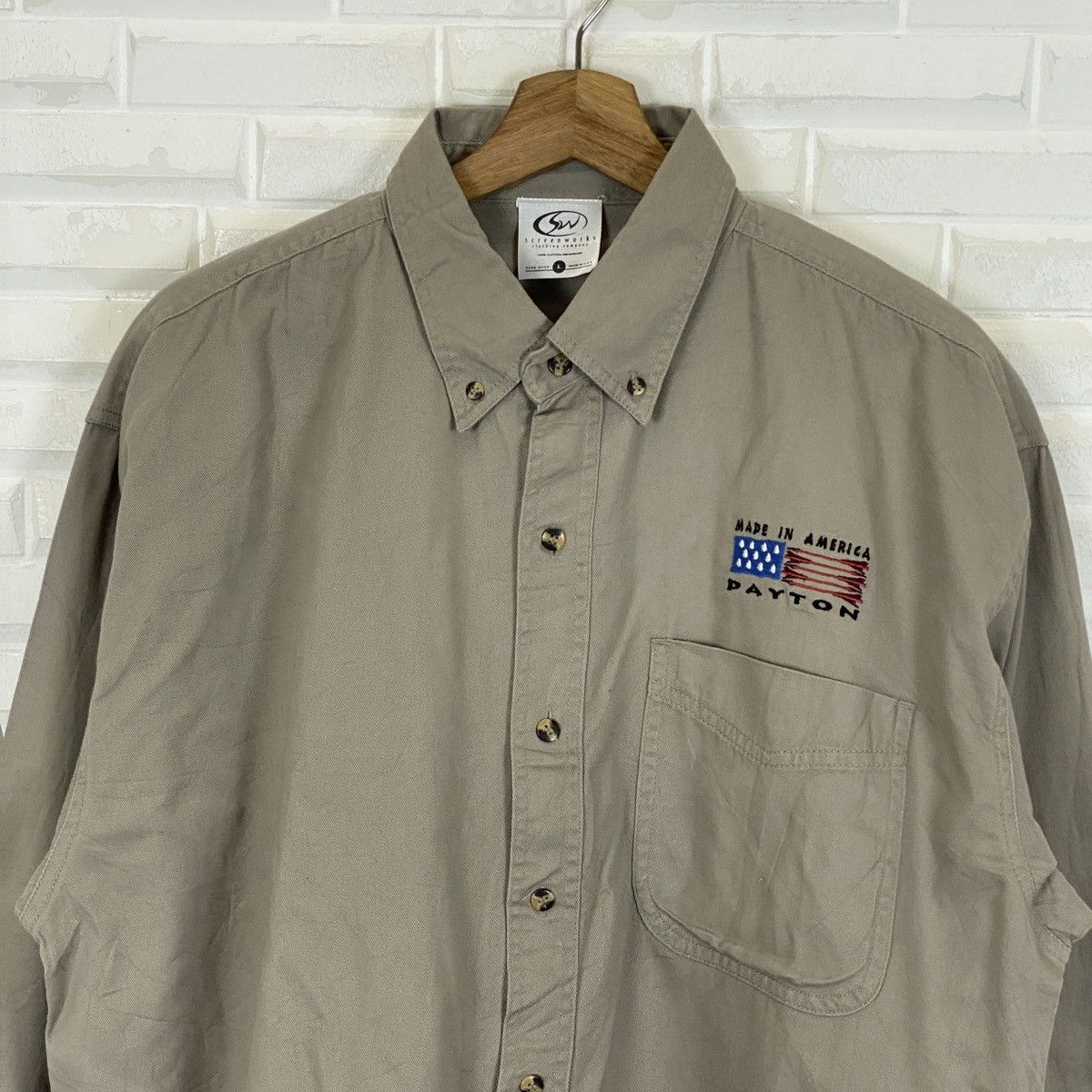 Dayton Boots Dayton America Button Up Long Sleeve Shirt Size US L / EU 52-54 / 3 - 4 Thumbnail