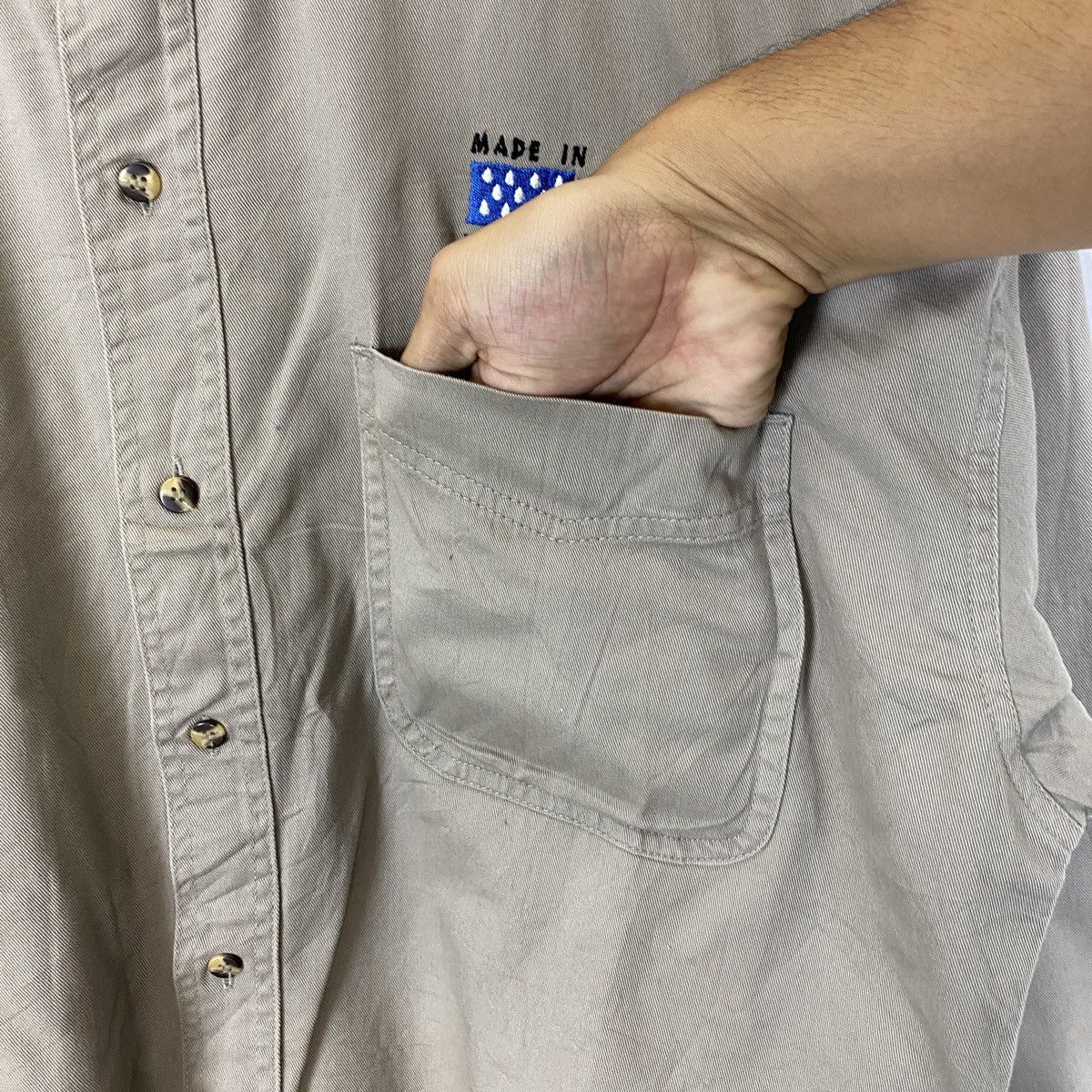 Dayton Boots Dayton America Button Up Long Sleeve Shirt Size US L / EU 52-54 / 3 - 9 Thumbnail