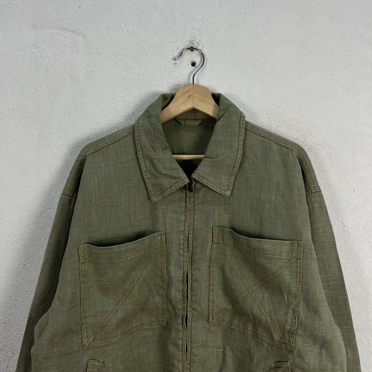 Japanese Brand VINTAGE HIKORY CHORE JACKET ATC JAPAN MADE Size US L / EU 52-54 / 3 - 3 Thumbnail