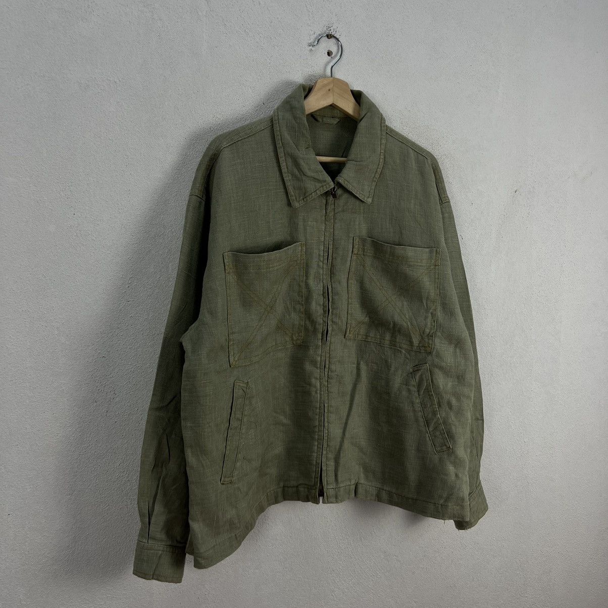 Japanese Brand VINTAGE HIKORY CHORE JACKET ATC JAPAN MADE Size US L / EU 52-54 / 3 - 2 Thumbnail