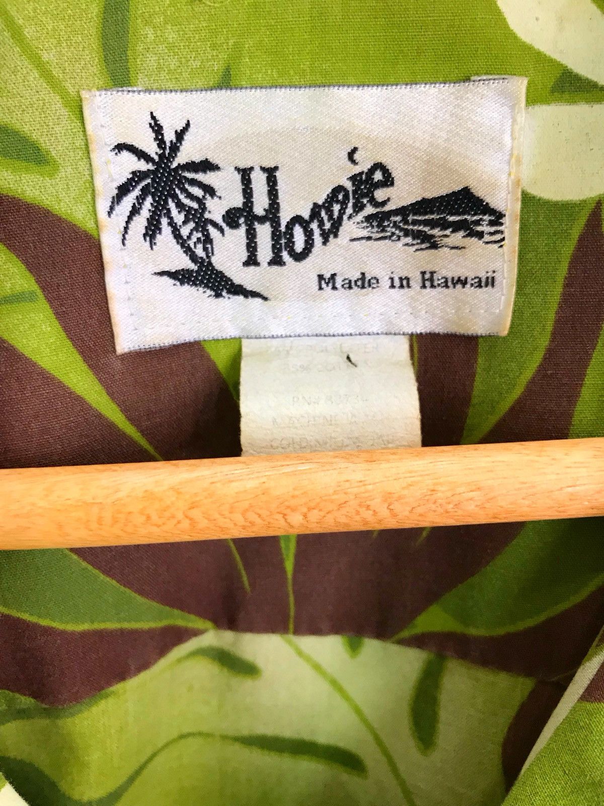 Vintage Vvintage HOWIE Green Brown Floral Flower Camp Collar Size US XL / EU 56 / 4 - 6 Thumbnail
