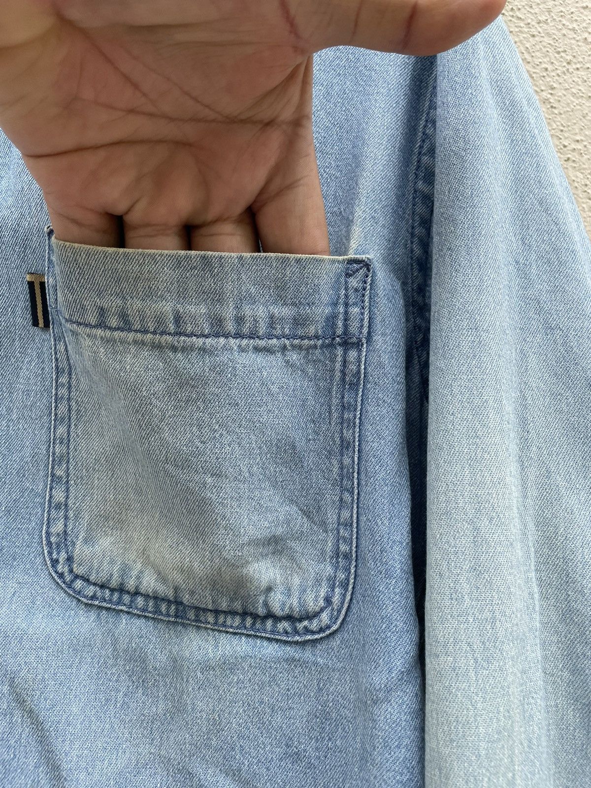 Japanese Brand × Vintage VINTAGE TRIMMER JEANS CHAMBRAY Size US M / EU 48-50 / 2 - 7 Thumbnail