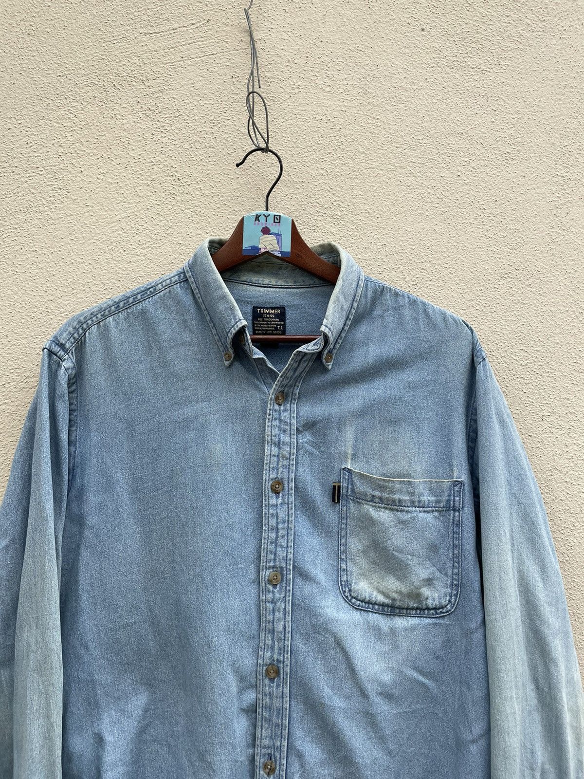 Japanese Brand × Vintage VINTAGE TRIMMER JEANS CHAMBRAY Size US M / EU 48-50 / 2 - 3 Thumbnail