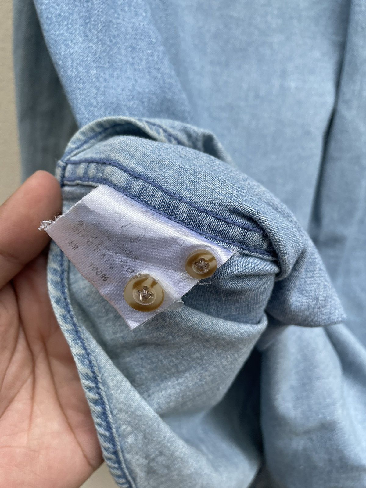 Japanese Brand × Vintage VINTAGE TRIMMER JEANS CHAMBRAY Size US M / EU 48-50 / 2 - 9 Thumbnail