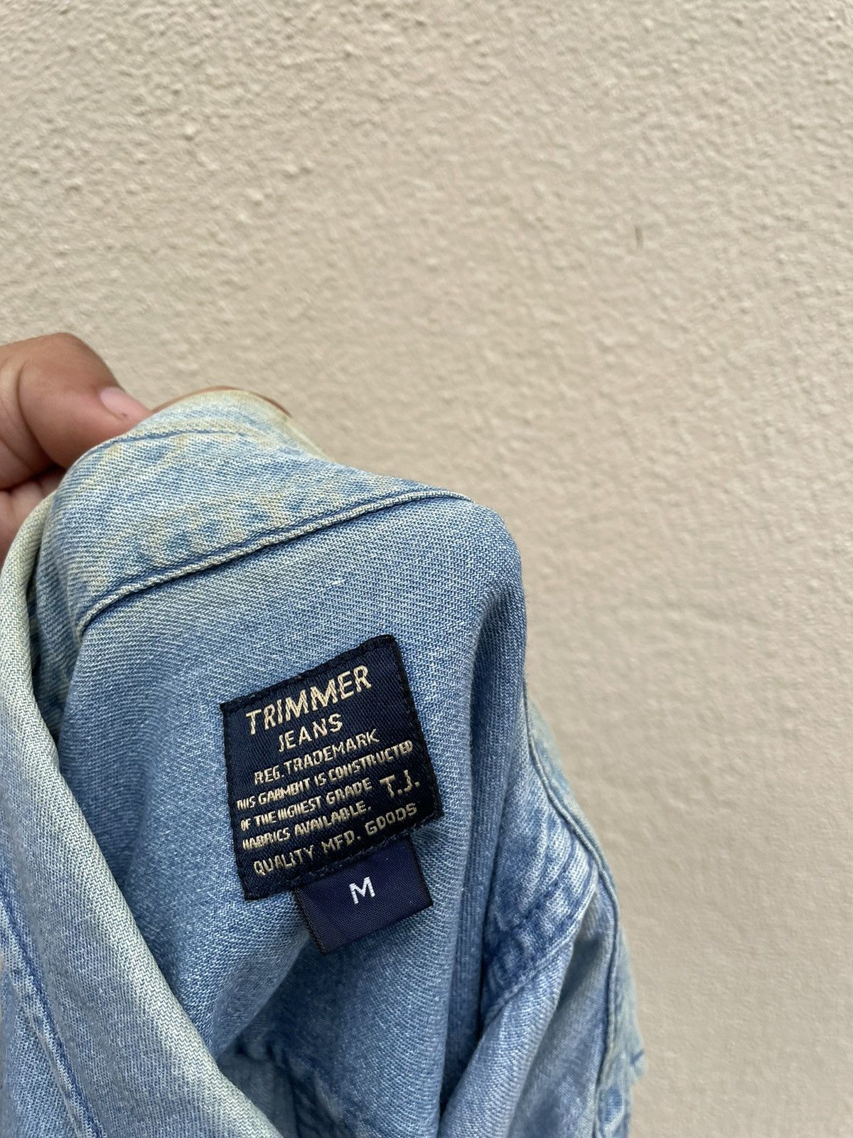 Japanese Brand × Vintage VINTAGE TRIMMER JEANS CHAMBRAY Size US M / EU 48-50 / 2 - 8 Thumbnail