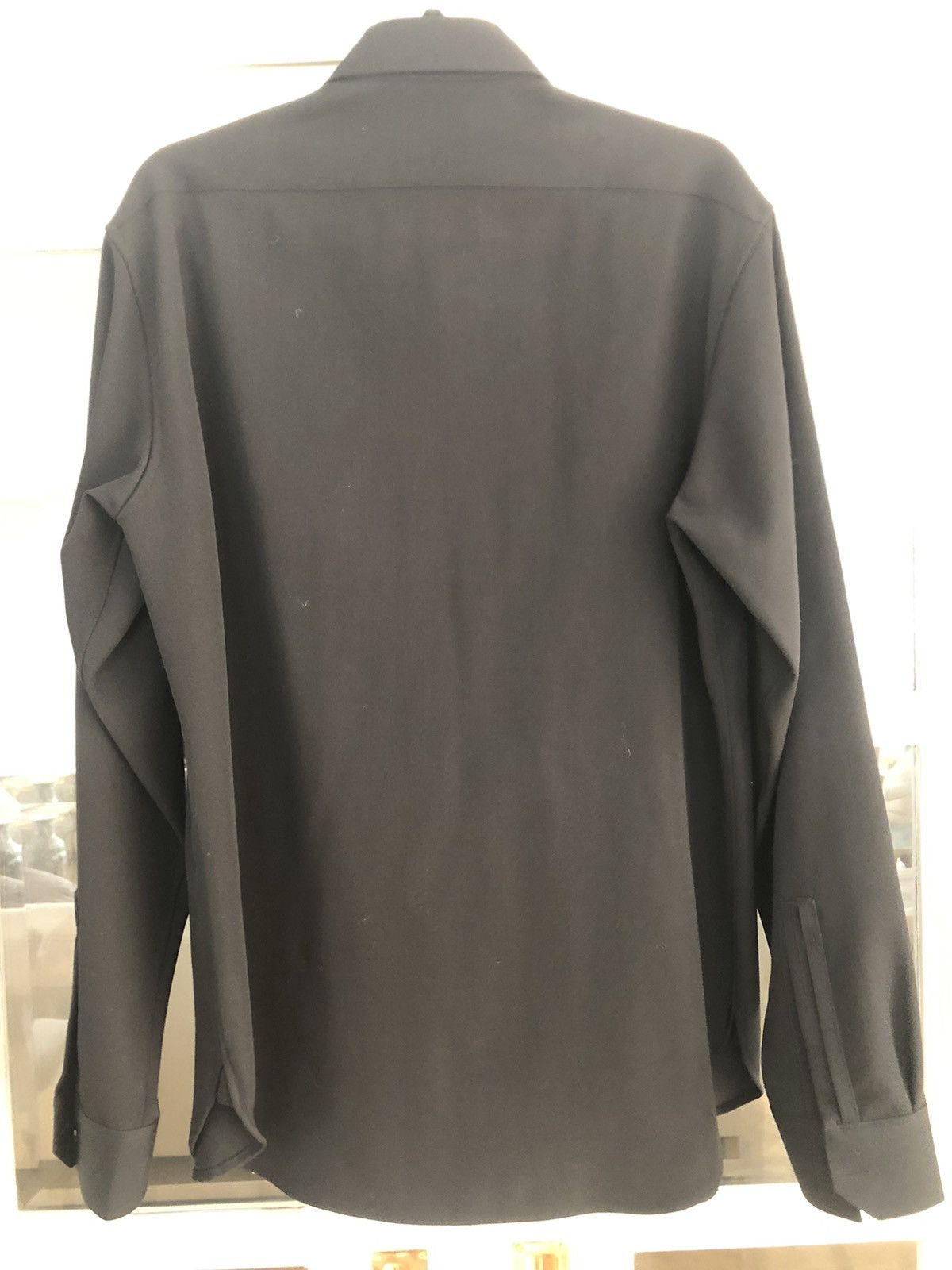 Saint Laurent Paris AW13 RARE Crystal/Rhinestone black wool shirt Size US L / EU 52-54 / 3 - 7 Thumbnail