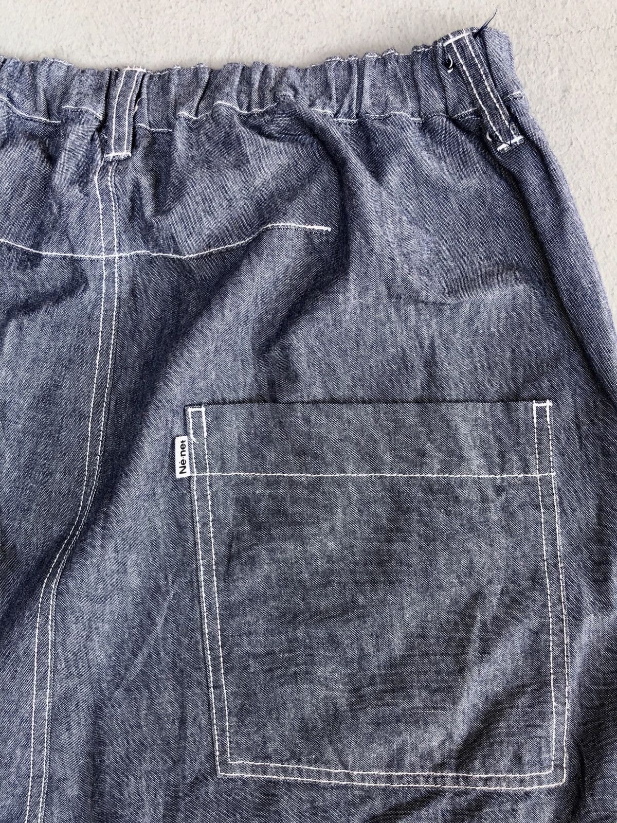Ne-Net Issey Miyake Label Ne-Net Chambray Shorts Size US 30 / EU 46 - 7 Thumbnail