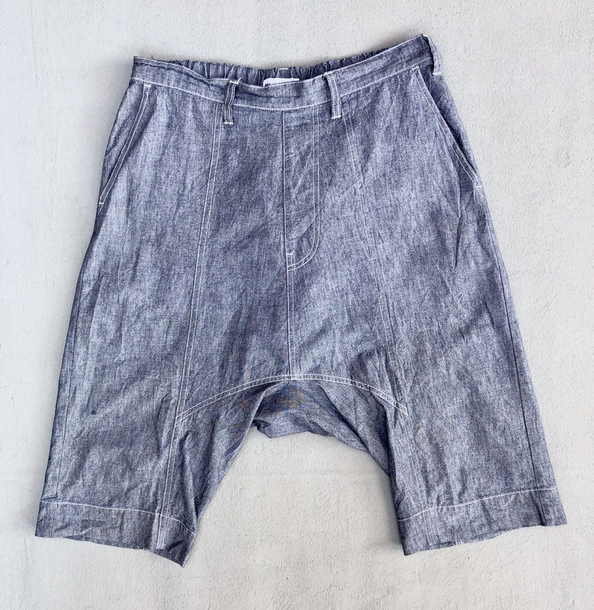 Ne-Net Issey Miyake Label Ne-Net Chambray Shorts Size US 30 / EU 46 - 1 Thumbnail