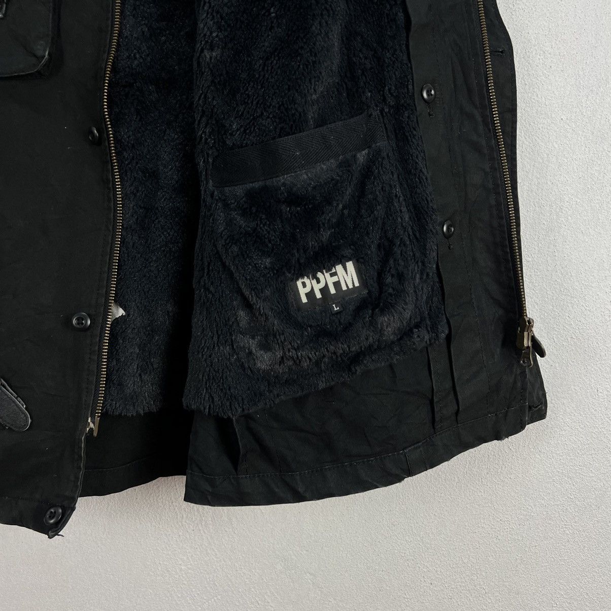 PPFM RARE PARACHUTE BIKER JACKET PPFM JAPAN BONDAGE DESIGN Size US L / EU 52-54 / 3 - 12 Thumbnail