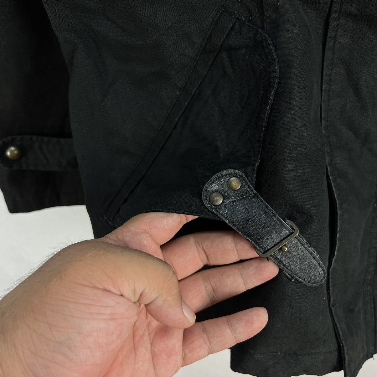 PPFM RARE PARACHUTE BIKER JACKET PPFM JAPAN BONDAGE DESIGN Size US L / EU 52-54 / 3 - 5 Thumbnail