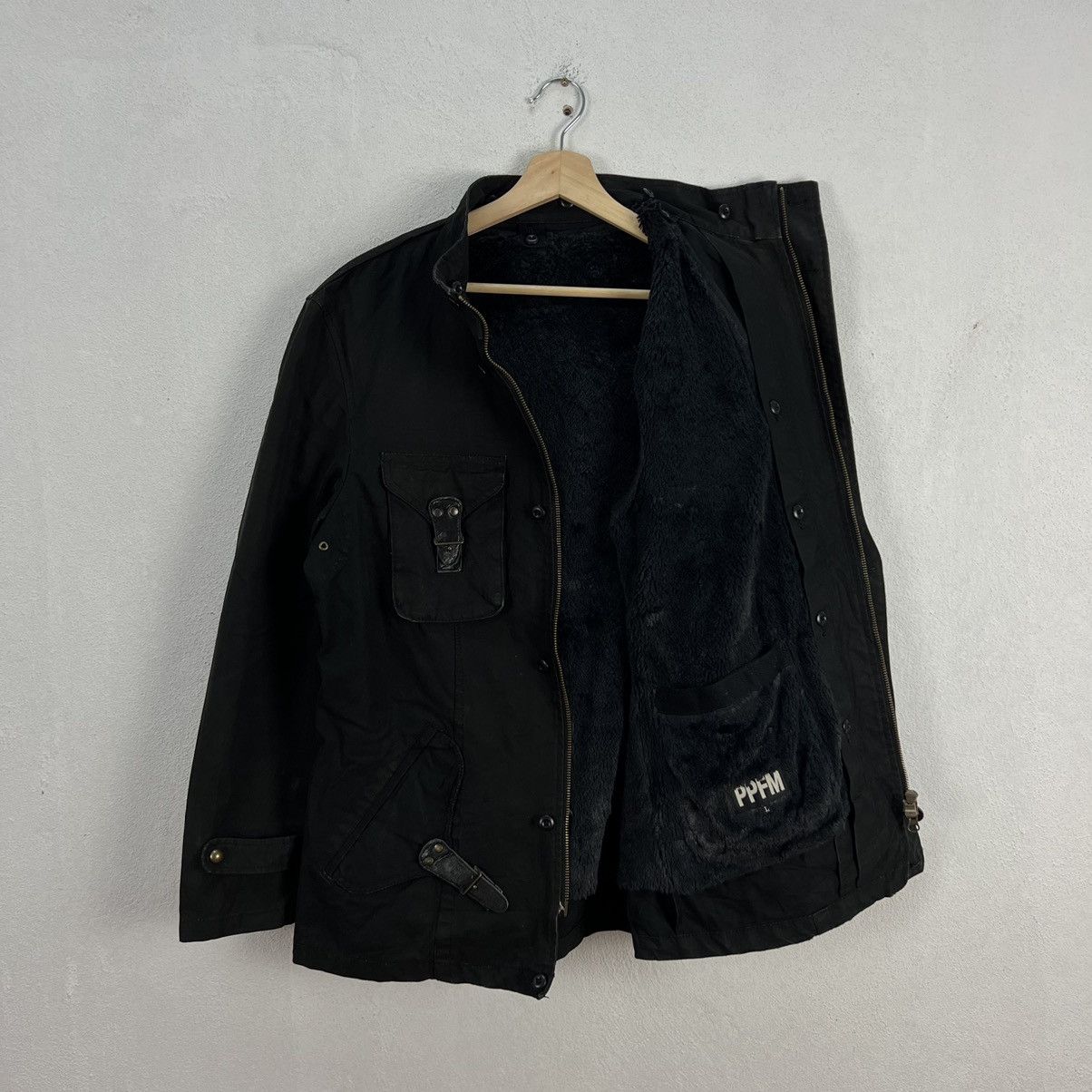 PPFM RARE PARACHUTE BIKER JACKET PPFM JAPAN BONDAGE DESIGN Size US L / EU 52-54 / 3 - 9 Thumbnail