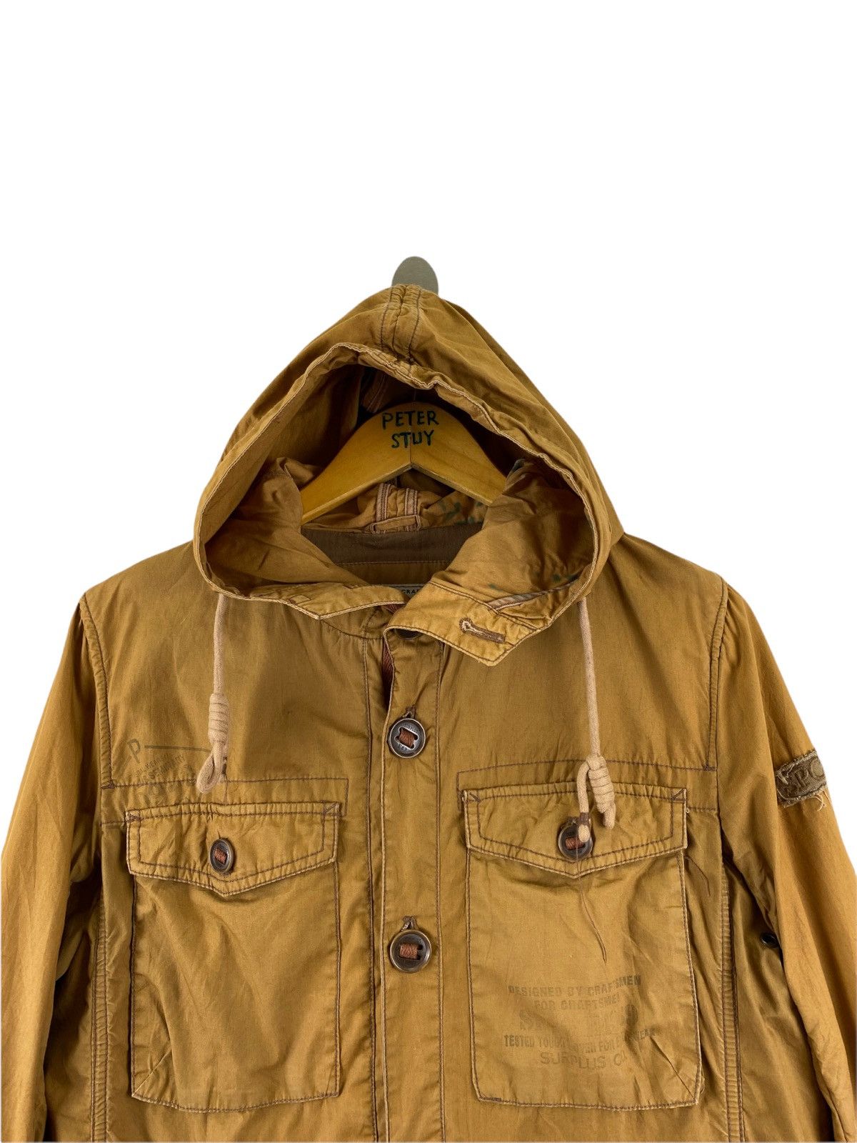 Japanese Brand VINTAGE SURPLUS SEMINARY 6POCKET PARKA JACKET Size US L / EU 52-54 / 3 - 2 Thumbnail