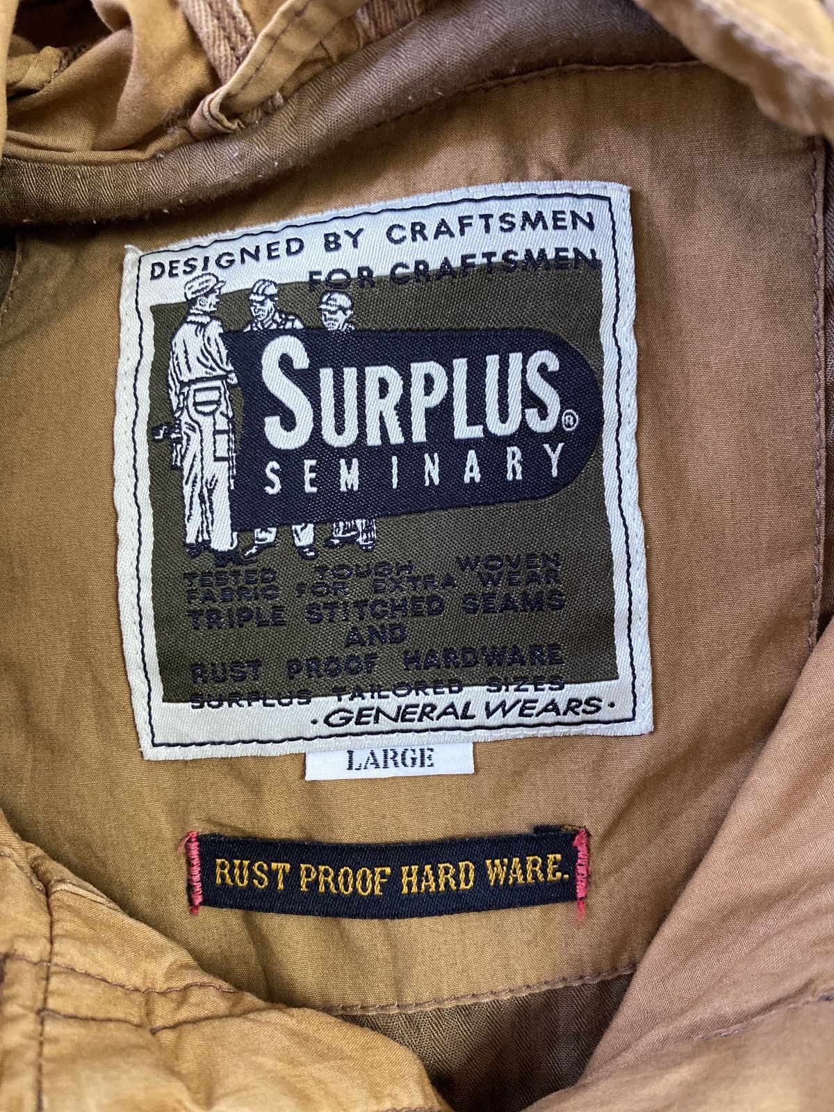 Japanese Brand VINTAGE SURPLUS SEMINARY 6POCKET PARKA JACKET Size US L / EU 52-54 / 3 - 10 Thumbnail