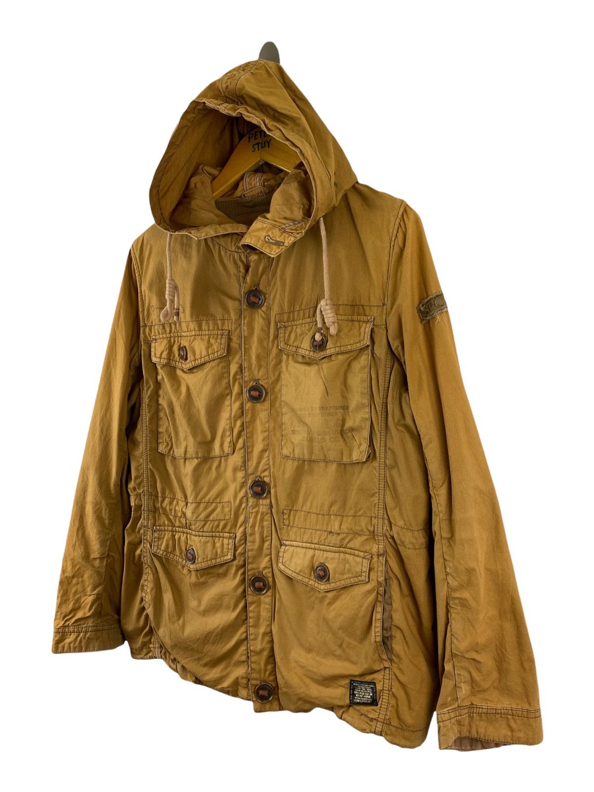 Japanese Brand VINTAGE SURPLUS SEMINARY 6POCKET PARKA JACKET Size US L / EU 52-54 / 3 - 4 Thumbnail