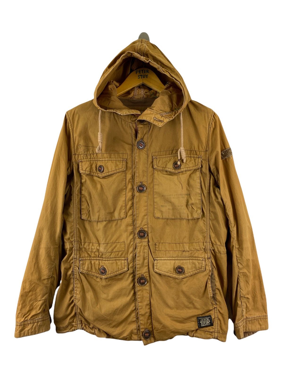 Japanese Brand VINTAGE SURPLUS SEMINARY 6POCKET PARKA JACKET Size US L / EU 52-54 / 3 - 1 Thumbnail