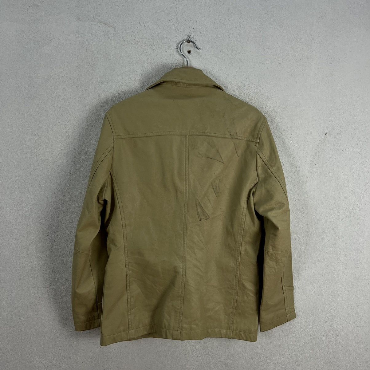 Japanese Brand RARE COLOUR VINTAGE SOFT LEATHER JACKET BY NCB JAPAN Size US M / EU 48-50 / 2 - 8 Thumbnail