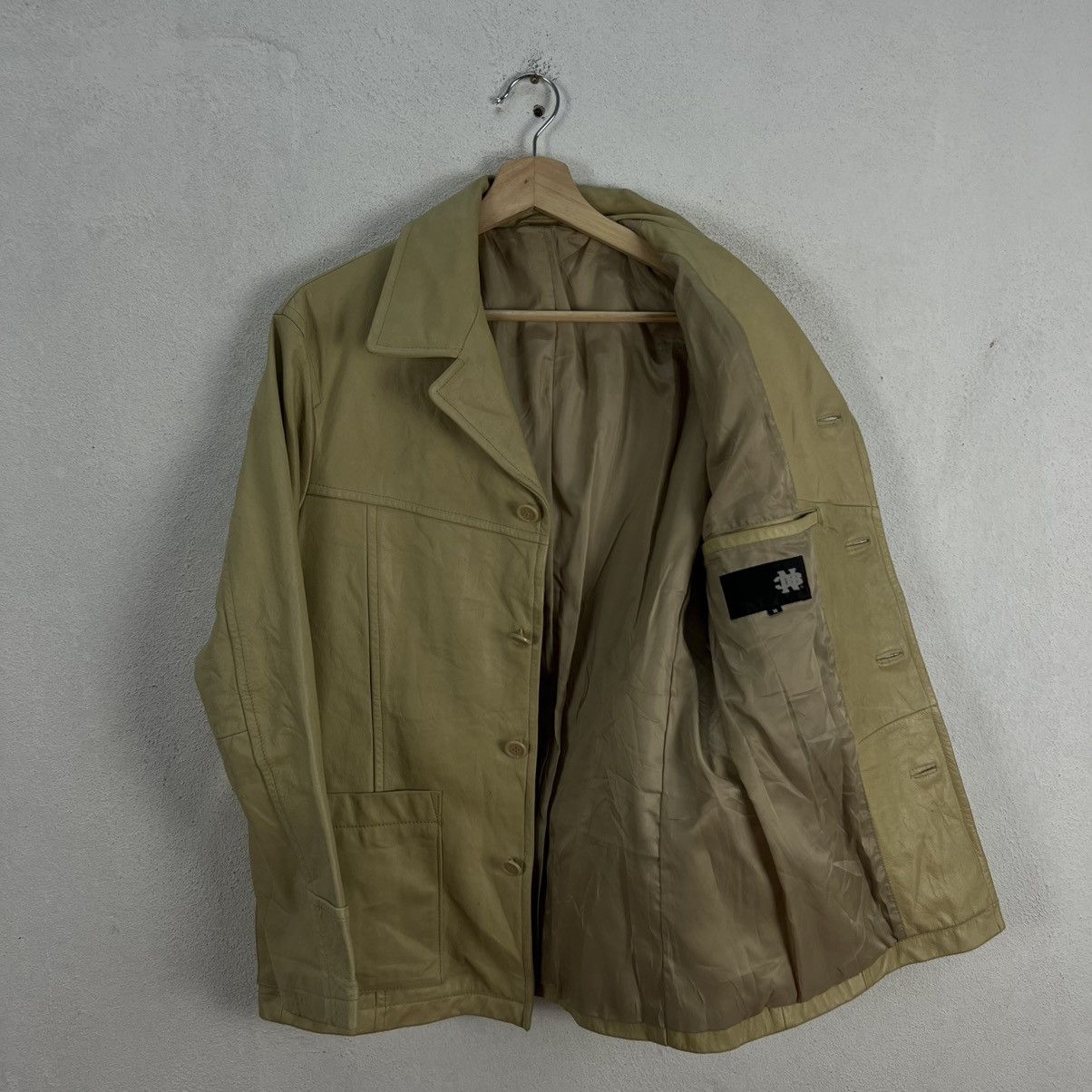 Japanese Brand RARE COLOUR VINTAGE SOFT LEATHER JACKET BY NCB JAPAN Size US M / EU 48-50 / 2 - 9 Thumbnail