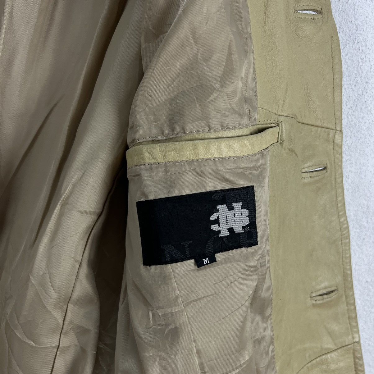 Japanese Brand RARE COLOUR VINTAGE SOFT LEATHER JACKET BY NCB JAPAN Size US M / EU 48-50 / 2 - 10 Thumbnail