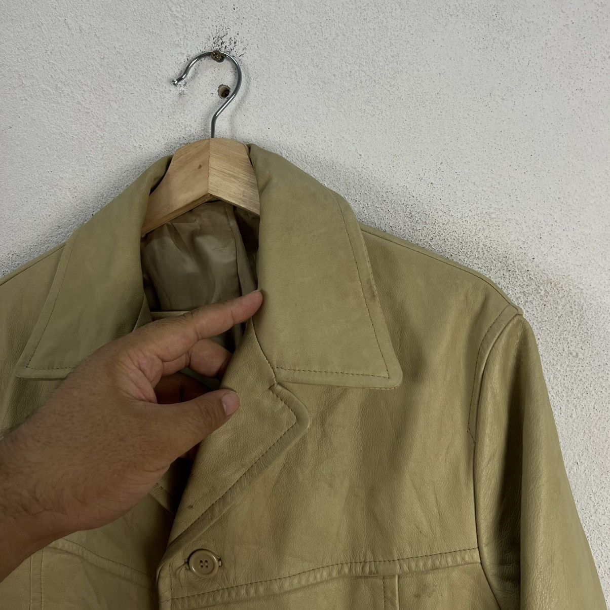 Japanese Brand RARE COLOUR VINTAGE SOFT LEATHER JACKET BY NCB JAPAN Size US M / EU 48-50 / 2 - 7 Thumbnail
