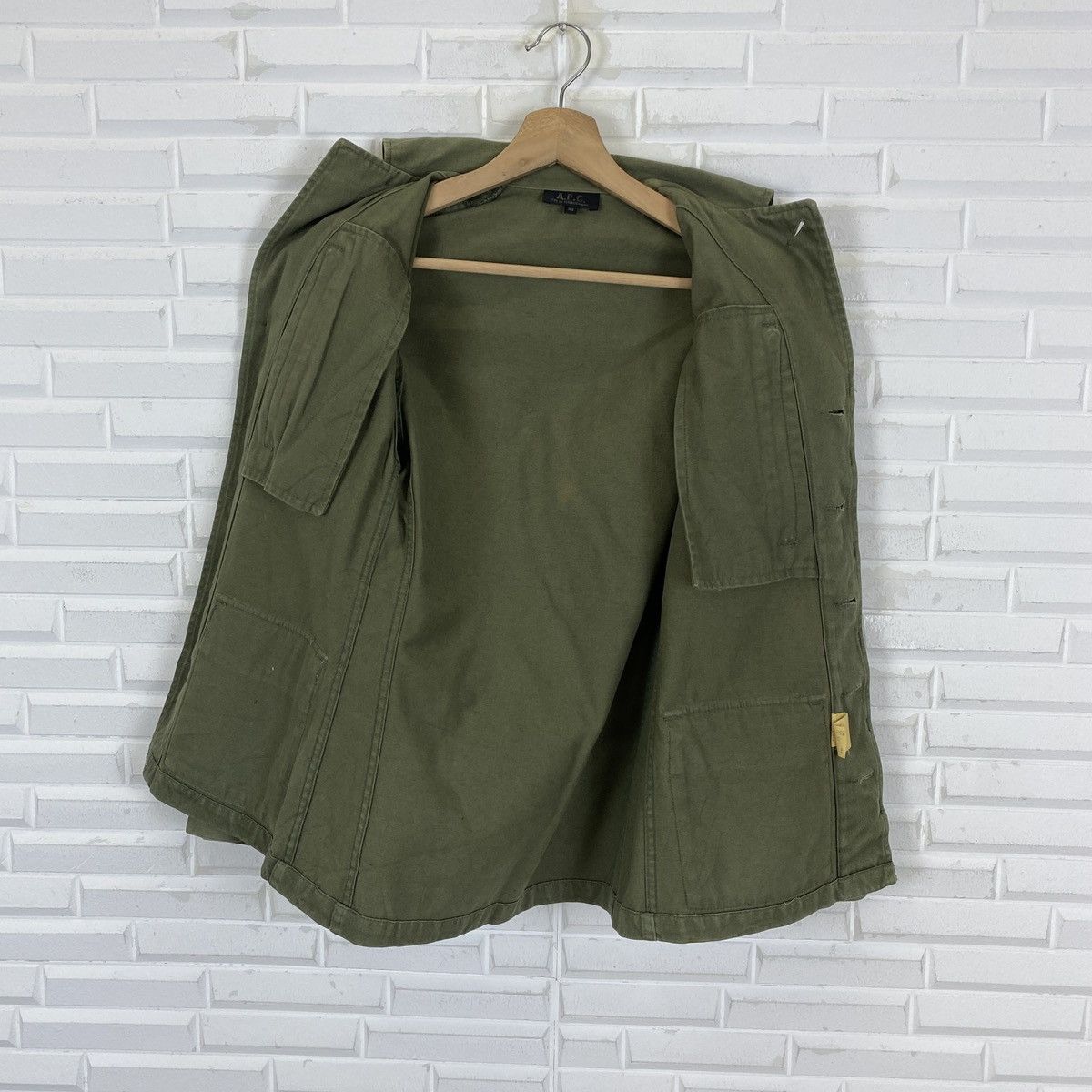 A.P.C. × Vintage 🔥LAST PRICE🔥 A.P.C. Tactical Shoot Them In The Back Coat Size US XS / EU 42 / 0 - 14 Thumbnail