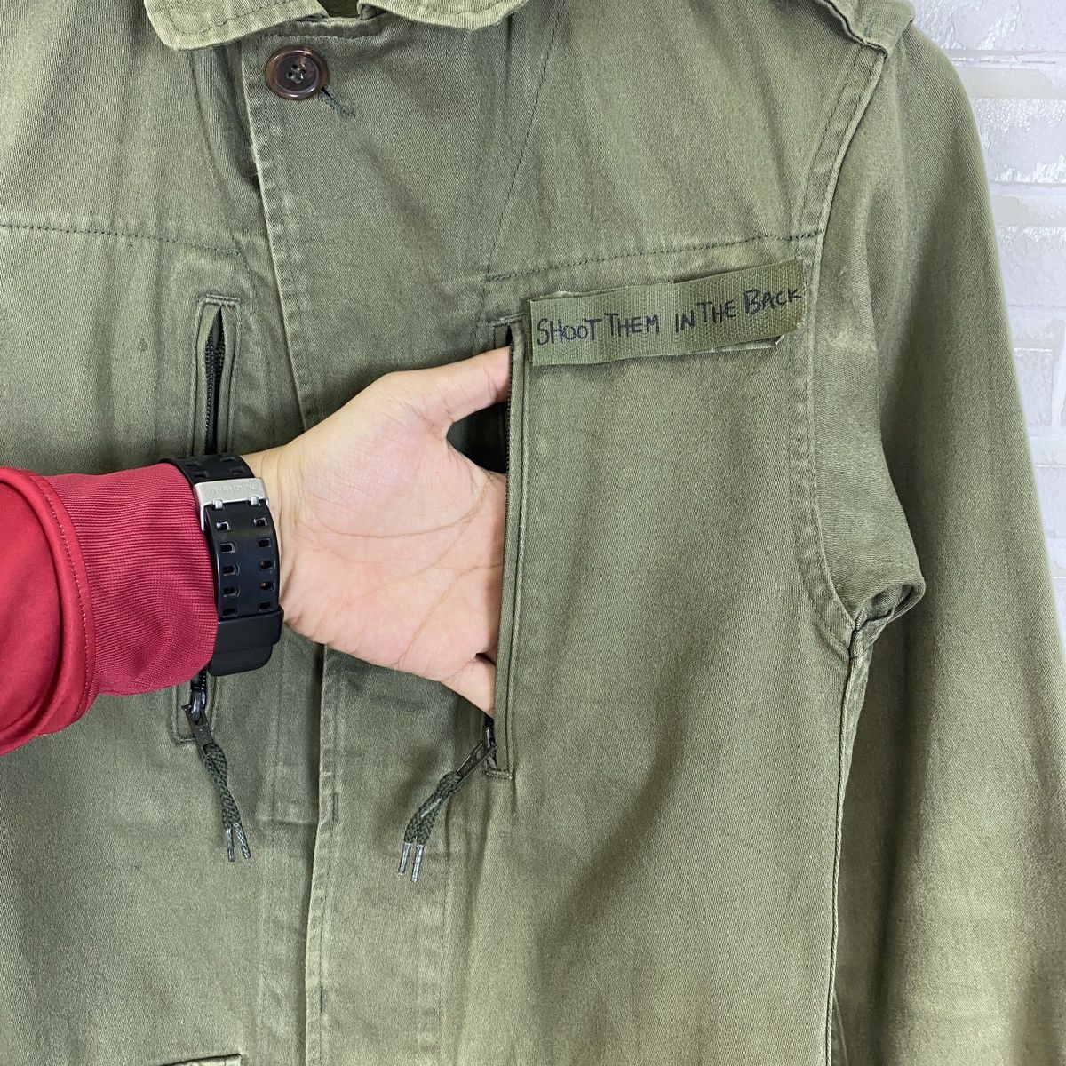 A.P.C. × Vintage 🔥LAST PRICE🔥 A.P.C. Tactical Shoot Them In The Back Coat Size US XS / EU 42 / 0 - 9 Thumbnail