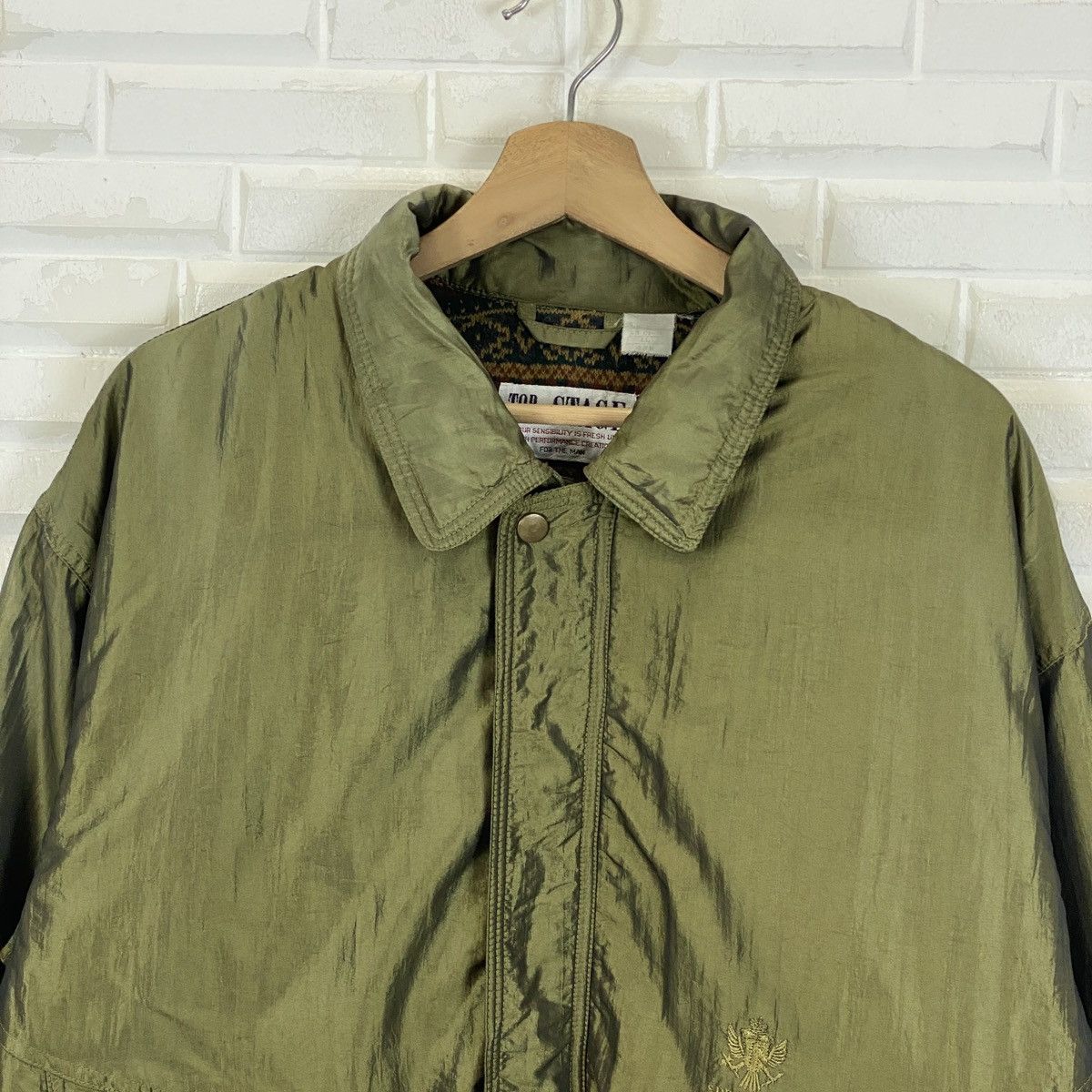 Designer Top Stage Shiny Green Archival Jacket Size US XL / EU 56 / 4 - 4 Thumbnail