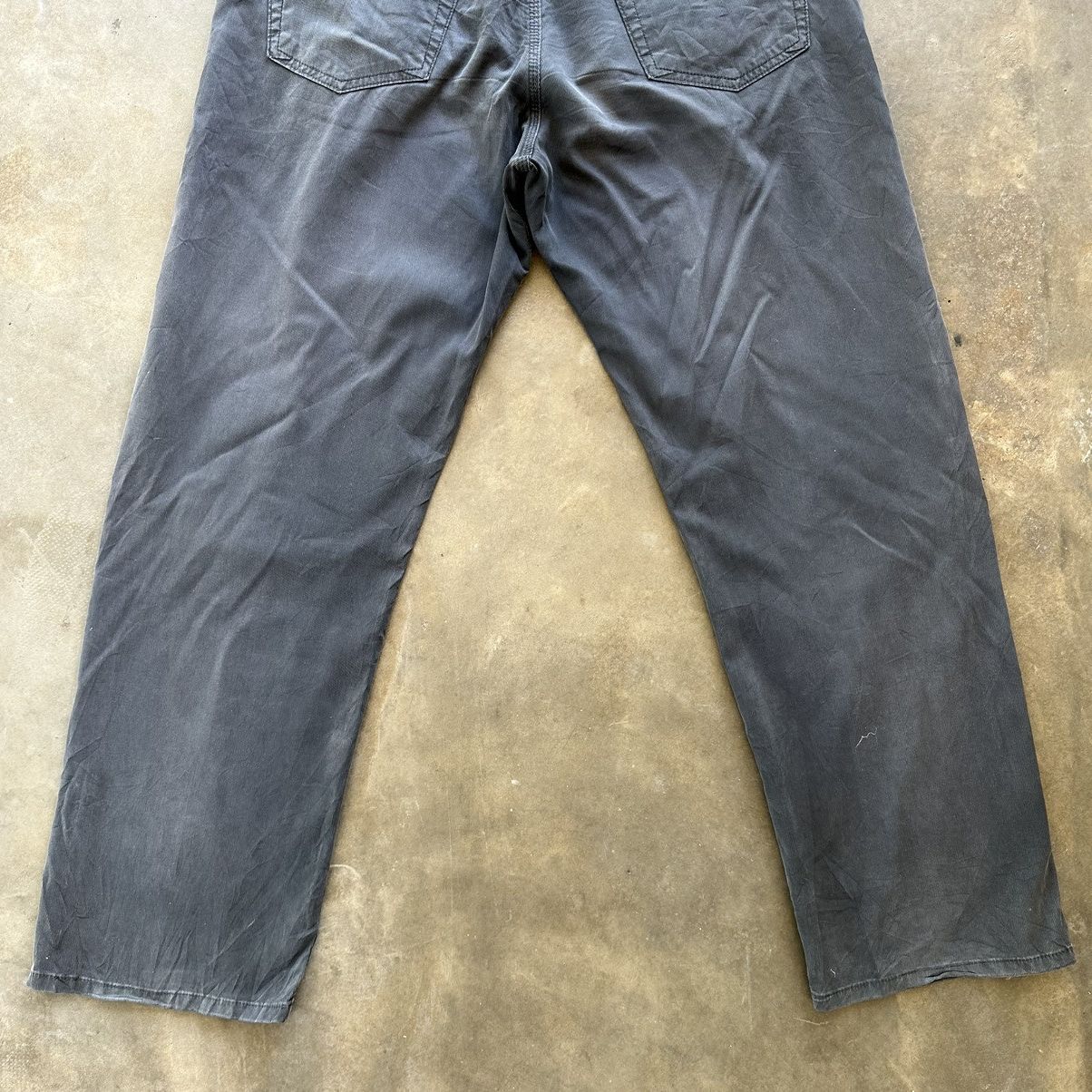 Japanese Brand Vintage Boss Casual Black Faded Trousers Pants Size US 35 - 10 Thumbnail