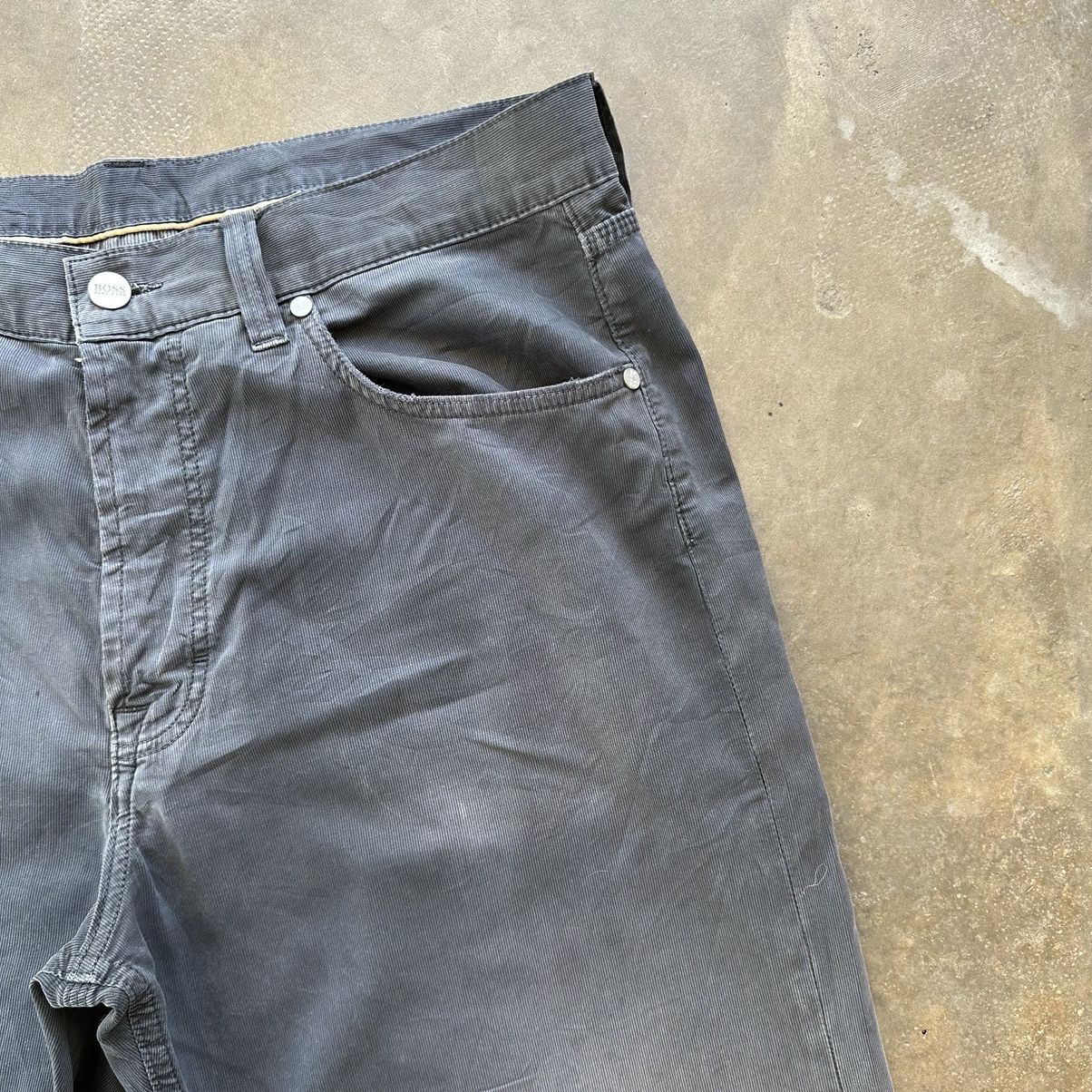 Japanese Brand Vintage Boss Casual Black Faded Trousers Pants Size US 35 - 11 Thumbnail