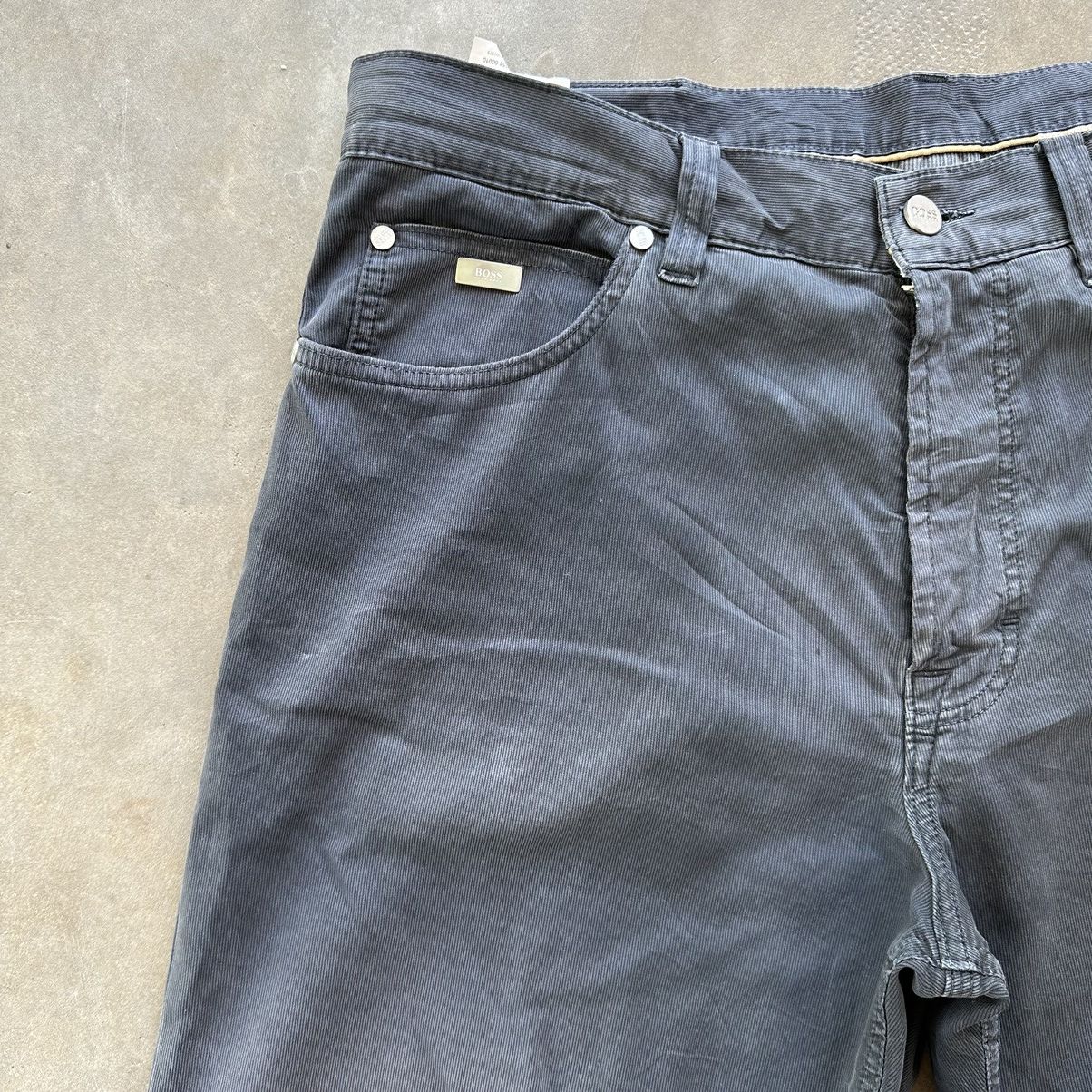Japanese Brand Vintage Boss Casual Black Faded Trousers Pants Size US 35 - 3 Thumbnail