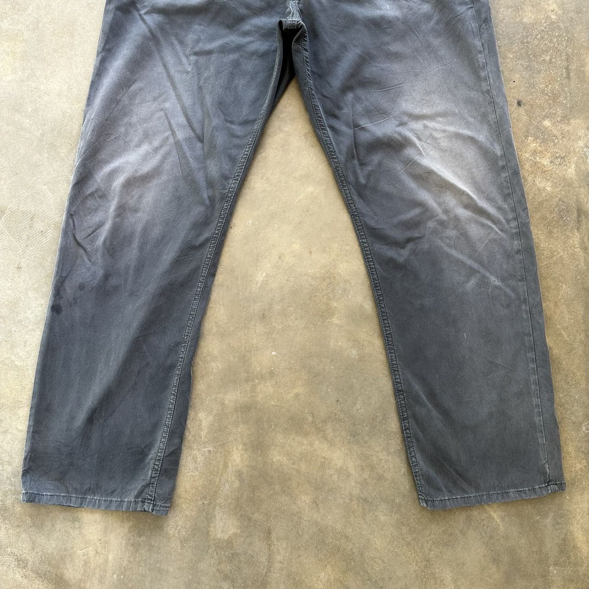 Japanese Brand Vintage Boss Casual Black Faded Trousers Pants Size US 35 - 5 Thumbnail