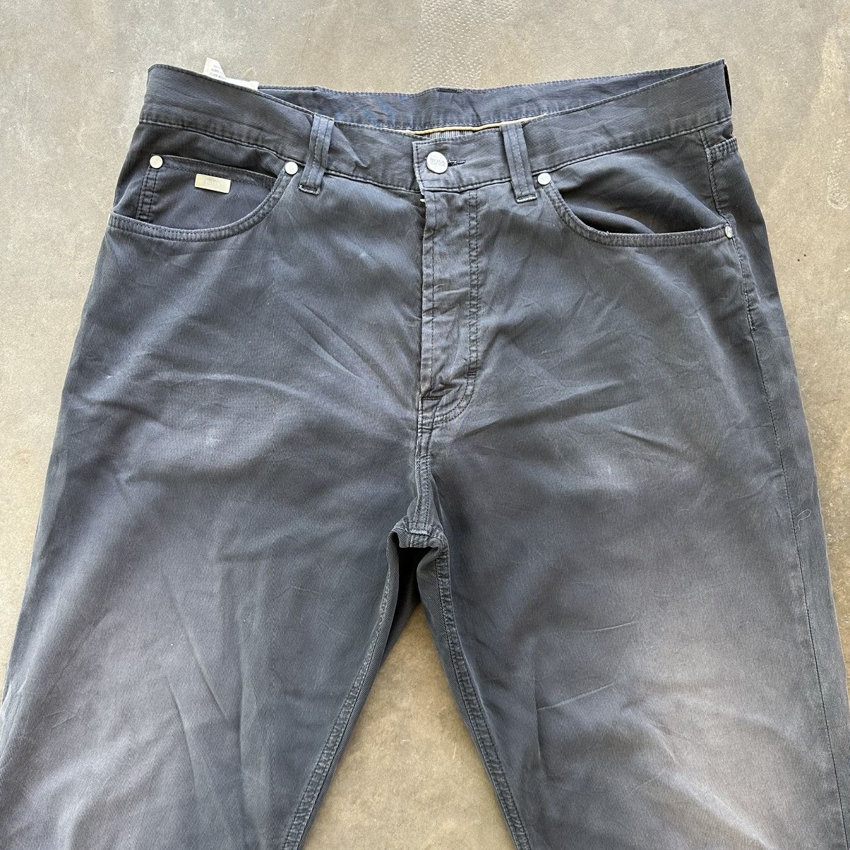 Japanese Brand Vintage Boss Casual Black Faded Trousers Pants Size US 35 - 2 Thumbnail
