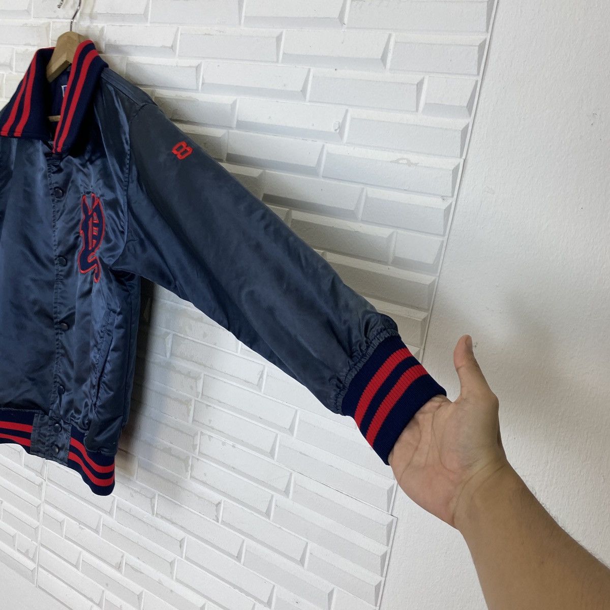 Mizuno Vintage Mizuno World Win Varsity Jacket Size US M / EU 48-50 / 2 - 7 Thumbnail
