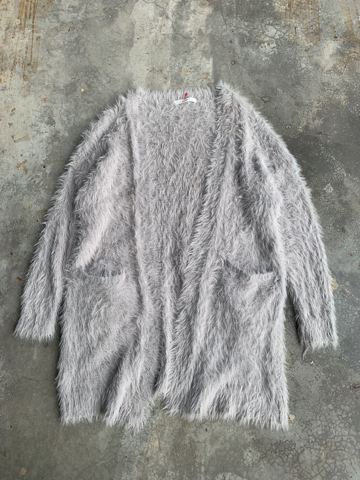 image of Japanesebrand Archives Mohair Cardigan Jacket Marni Style in Grey, Men's (Size Medium)