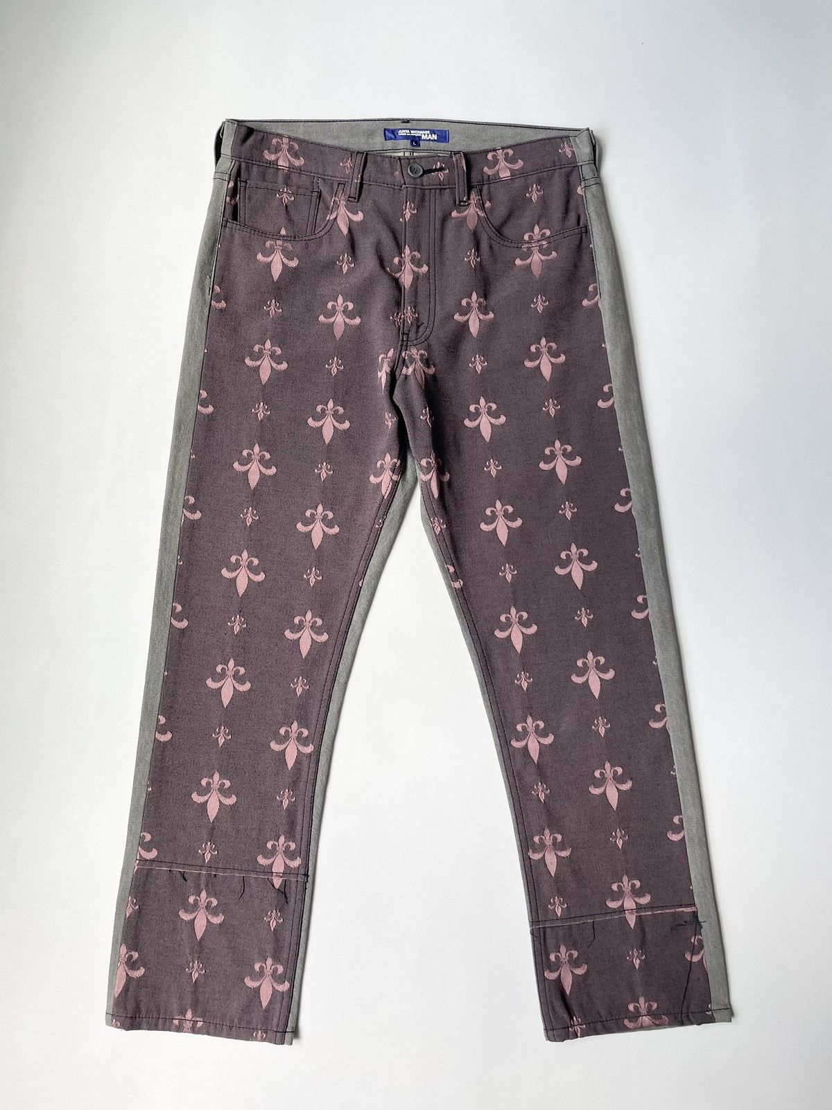 Comme des Garcons A/W 04 ‘Fleur De Lyse’ Embroidered Jeans Size US 32 / EU 48 - 1 Thumbnail