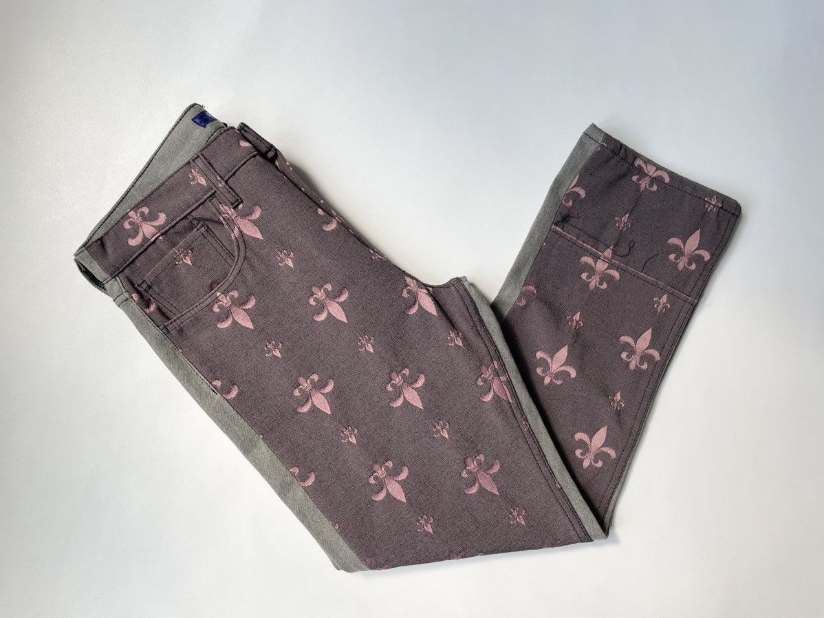 Comme des Garcons A/W 04 ‘Fleur De Lyse’ Embroidered Jeans Size US 32 / EU 48 - 11 Thumbnail