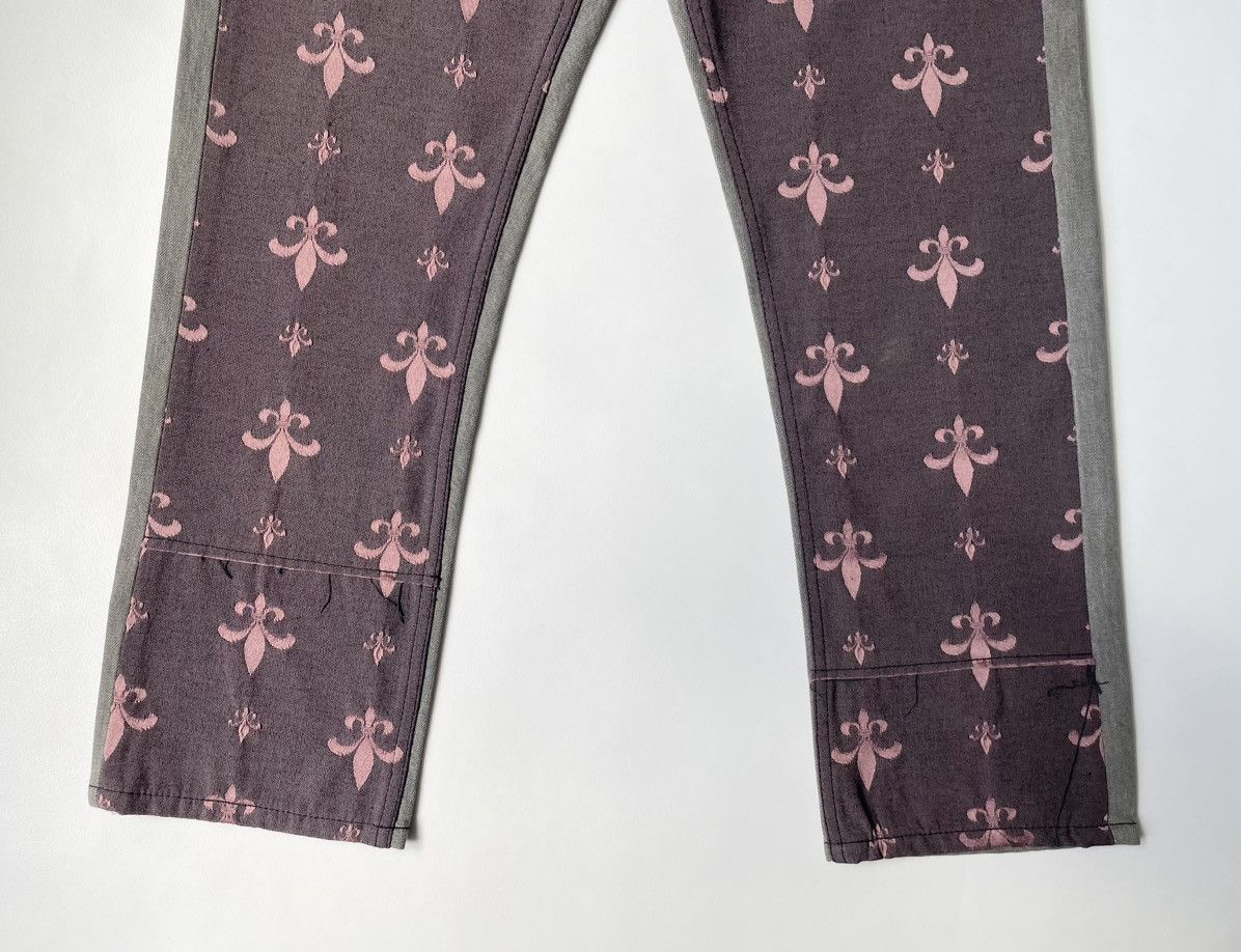 Comme des Garcons A/W 04 ‘Fleur De Lyse’ Embroidered Jeans Size US 32 / EU 48 - 6 Thumbnail
