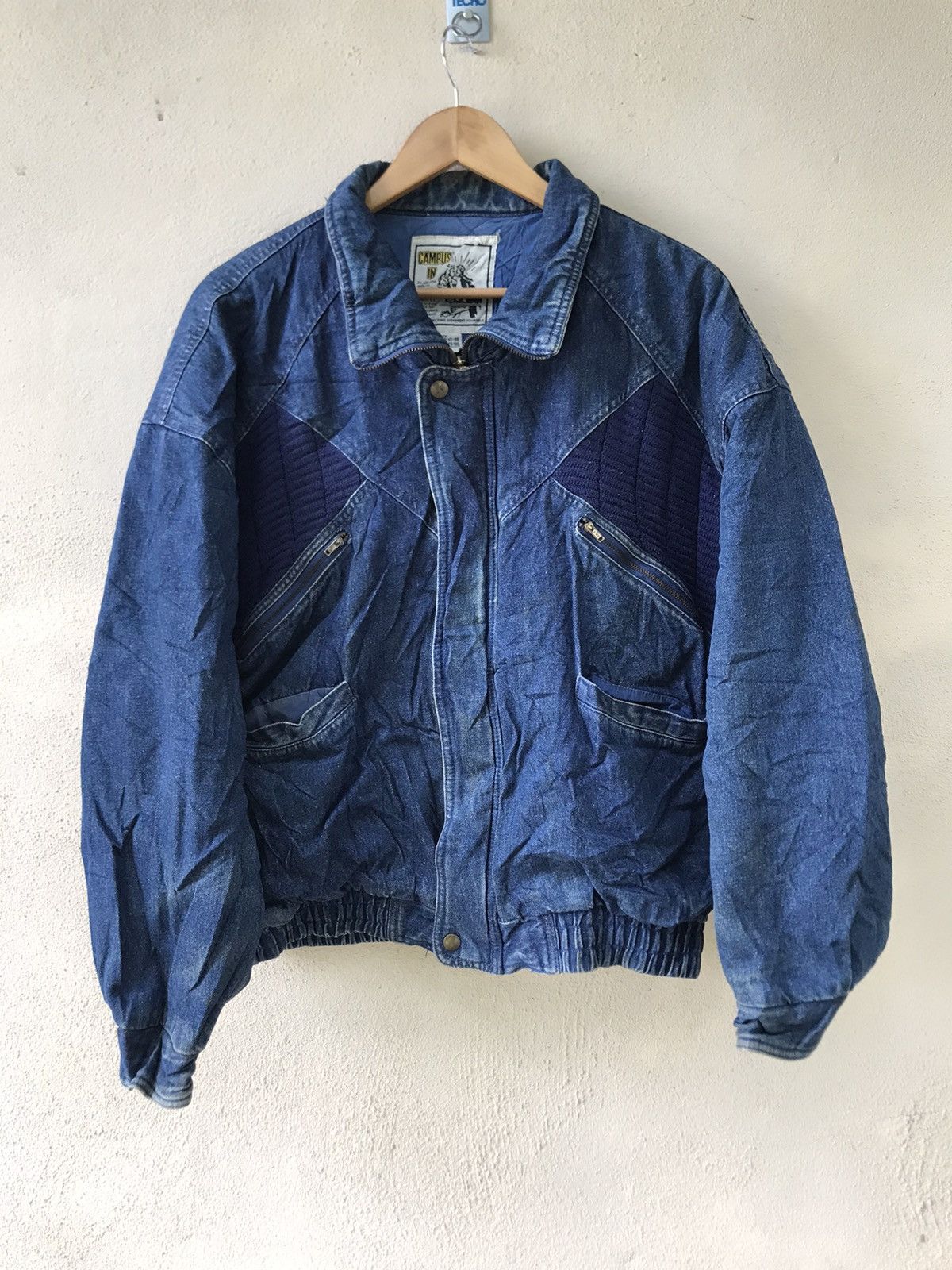 image of Japanesebrand Inthesergeant Kapital Style Denim Jacket in Blue Denim, Men's (Size Large)