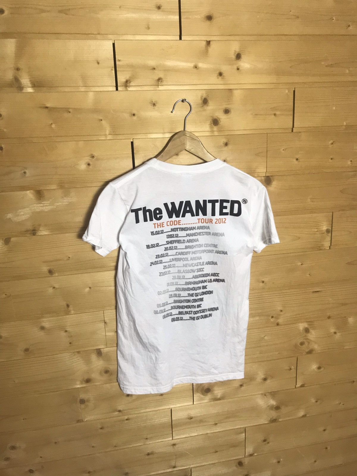 Band Tees The Wanted 2012 tour t-shirt Size US S / EU 44-46 / 1 - 7 Thumbnail