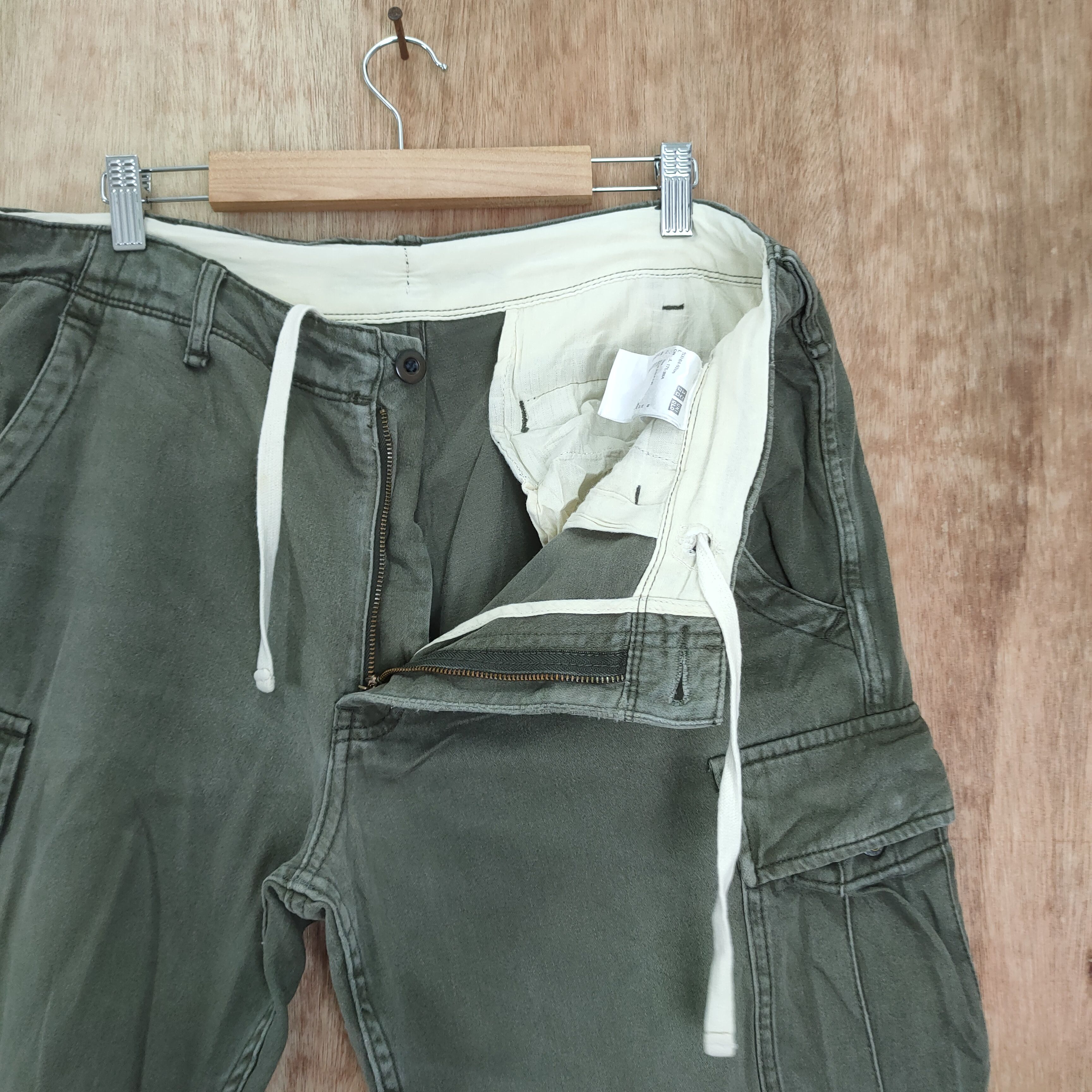 Japanese Brand × Vintage VINTAGE JAPANESE FADED DISTRESSED KNEE CARGO PANTS Size US 36 / EU 52 - 12 Thumbnail