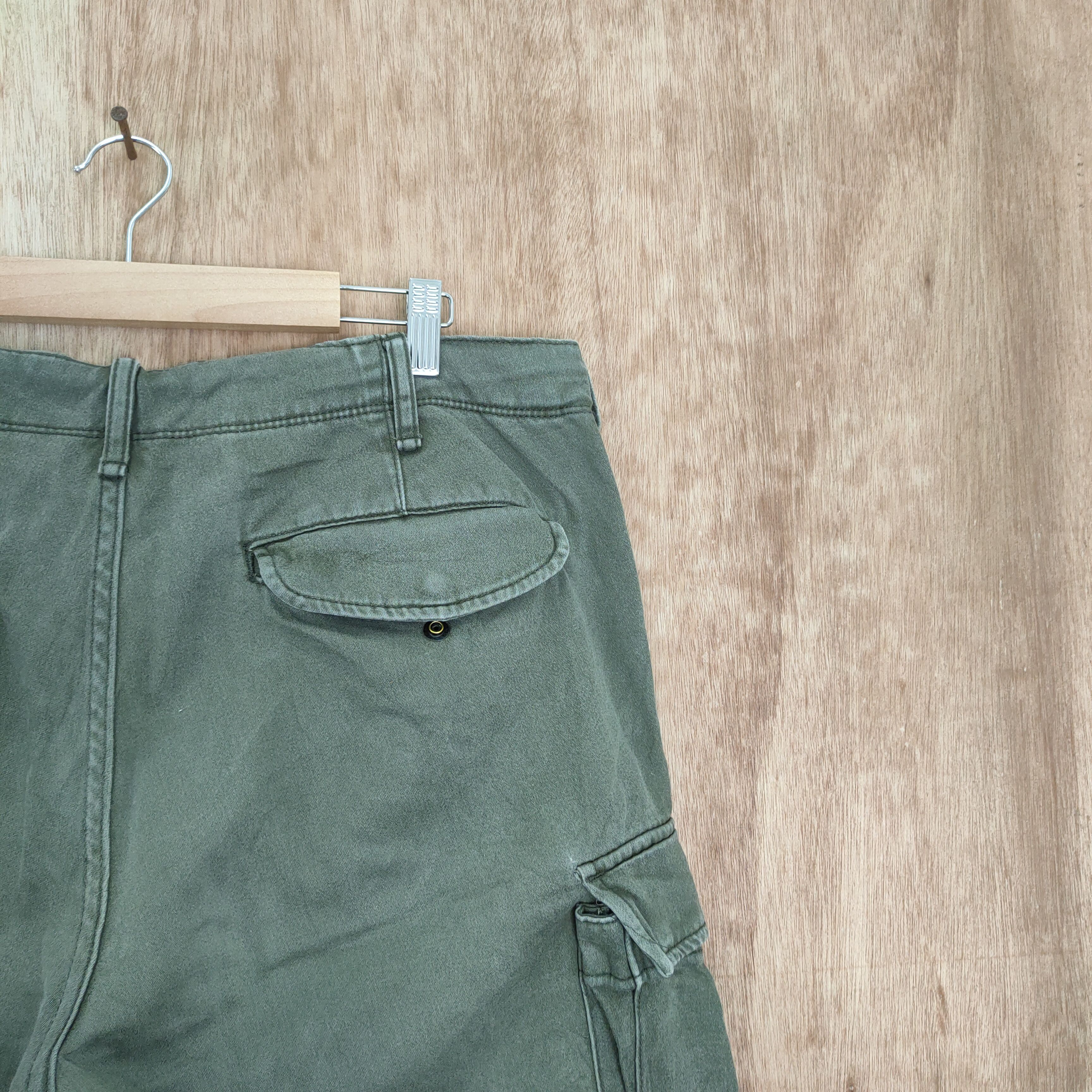 Japanese Brand × Vintage VINTAGE JAPANESE FADED DISTRESSED KNEE CARGO PANTS Size US 36 / EU 52 - 11 Thumbnail