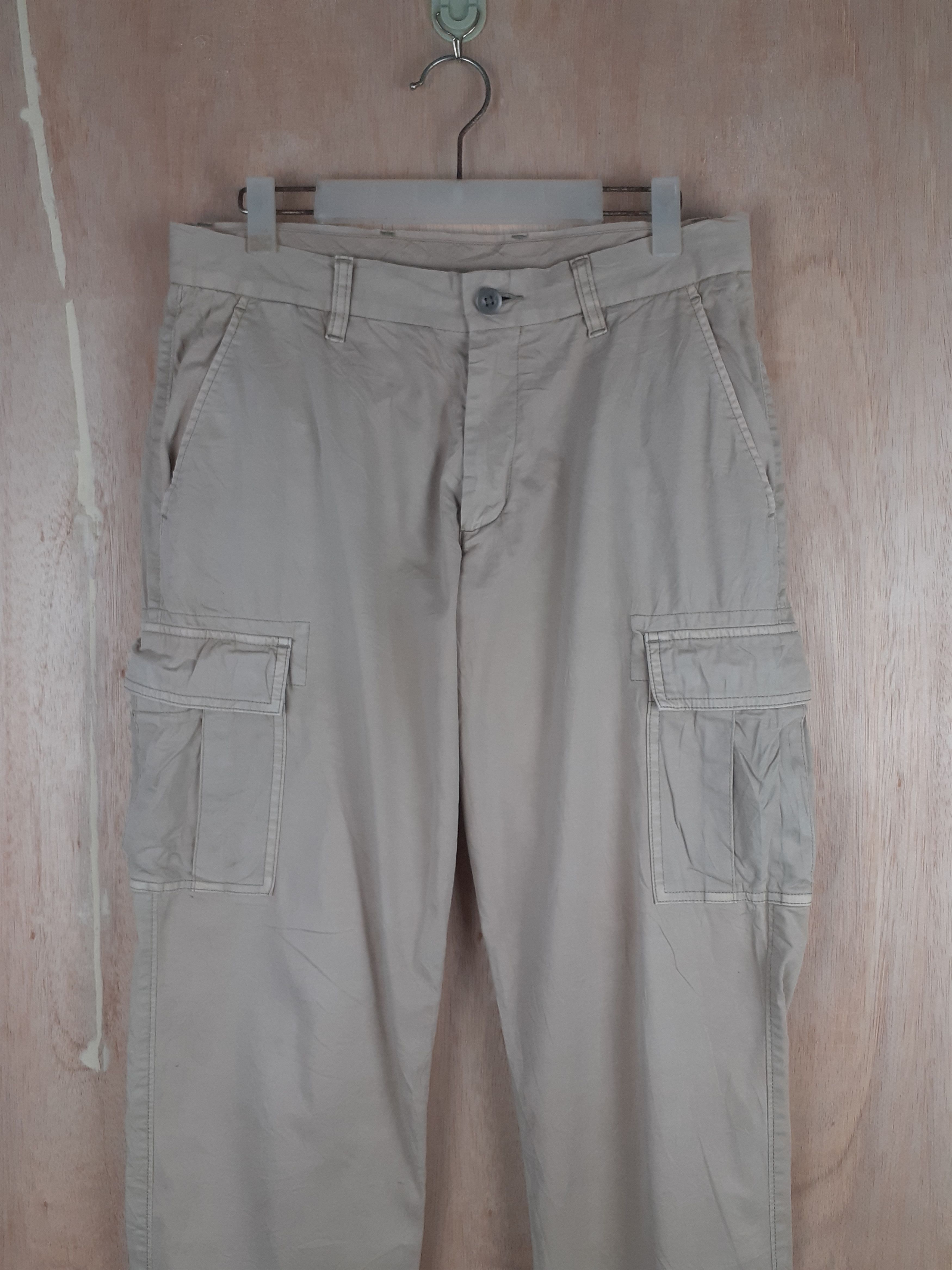 Japanese Brand × Uniqlo Uniqlo light brown multipocket tactical cargo pant #S245 Size US 31 - 2 Thumbnail